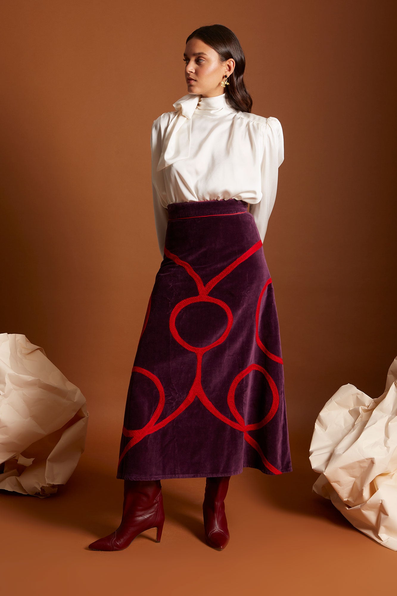 BIANCA PURPLE SKIRT