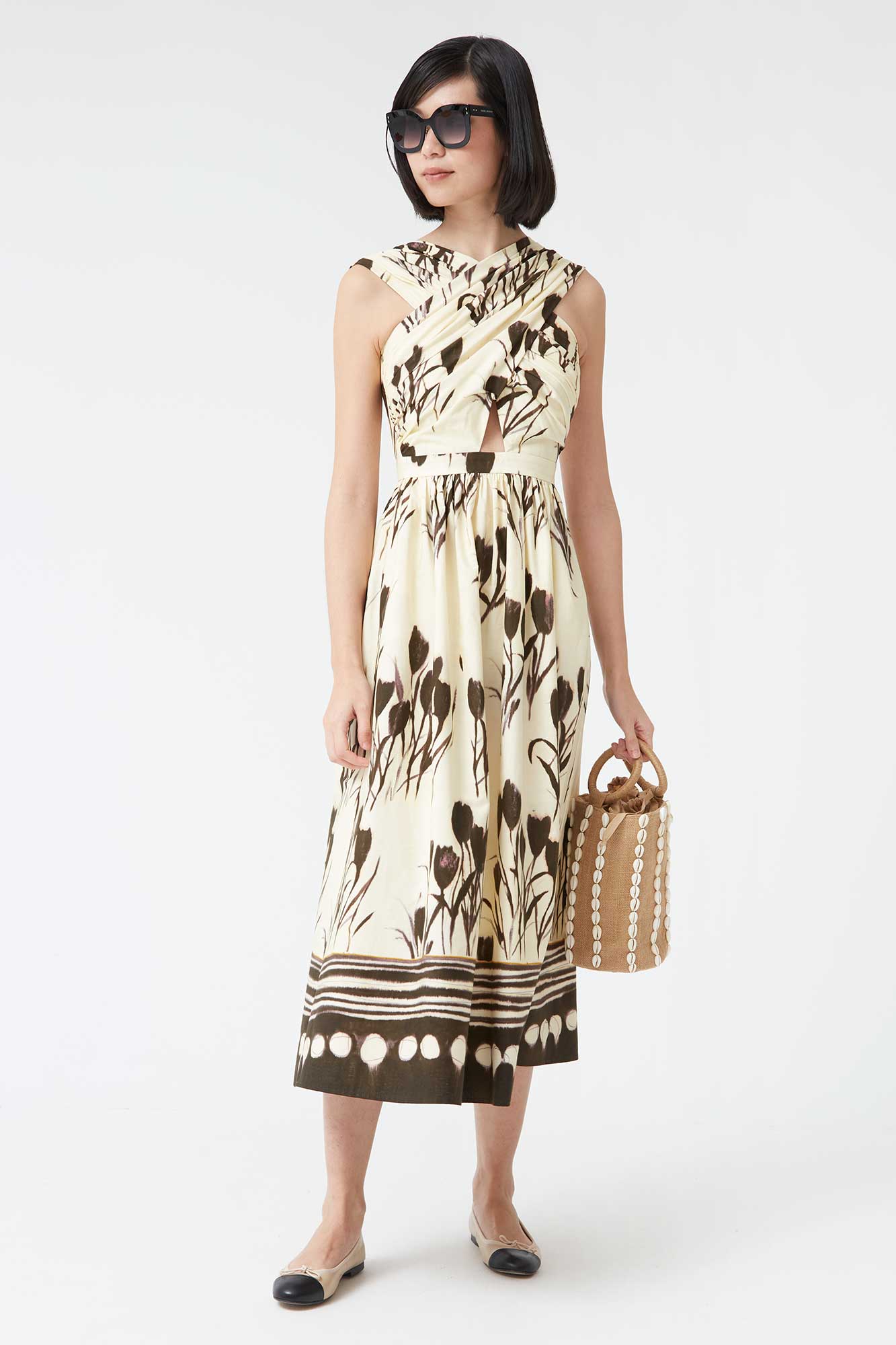 VESTIDO CONSTANZAS MARRON