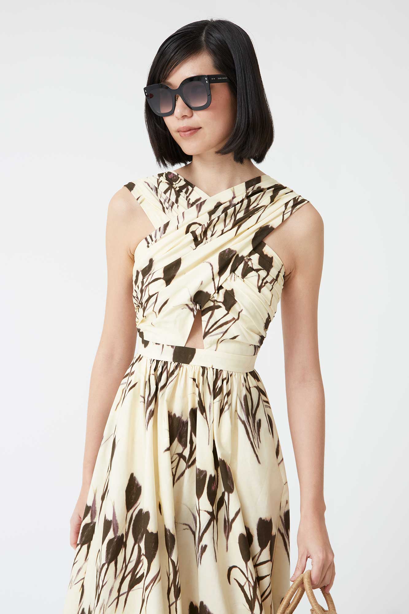 VESTIDO CONSTANZAS MARRON