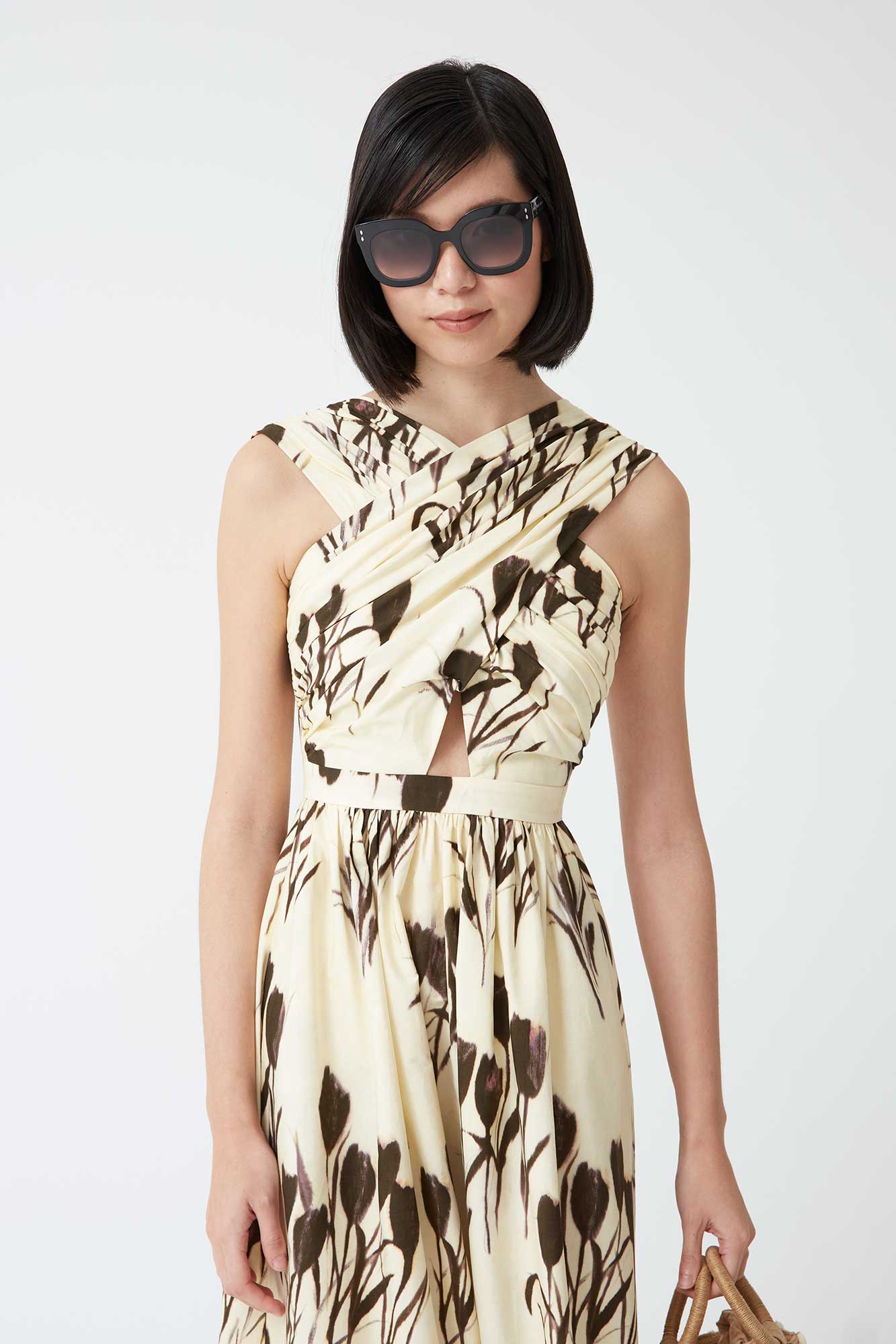 VESTIDO CONSTANZAS MARRON