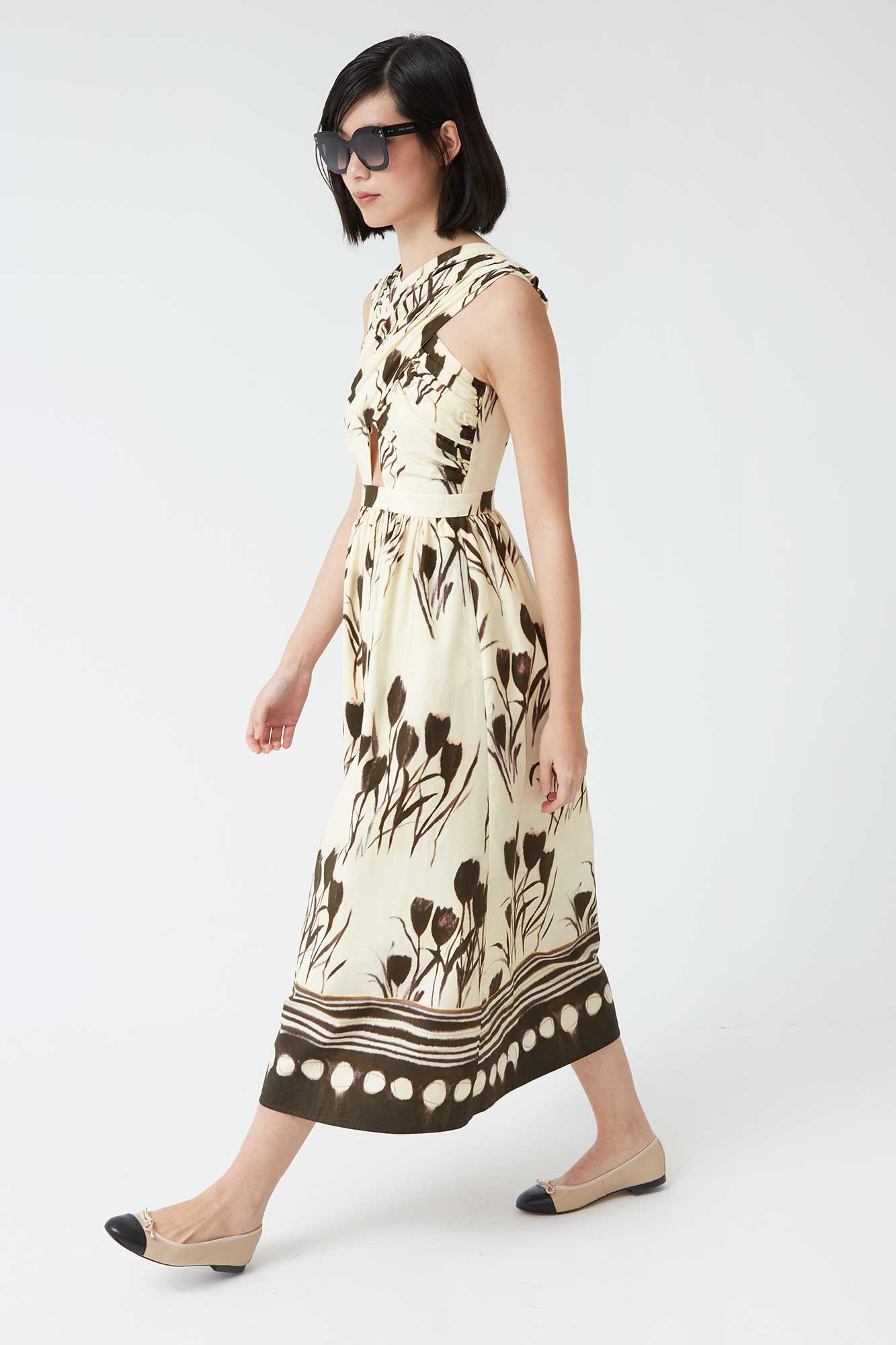 VESTIDO CONSTANZAS MARRON