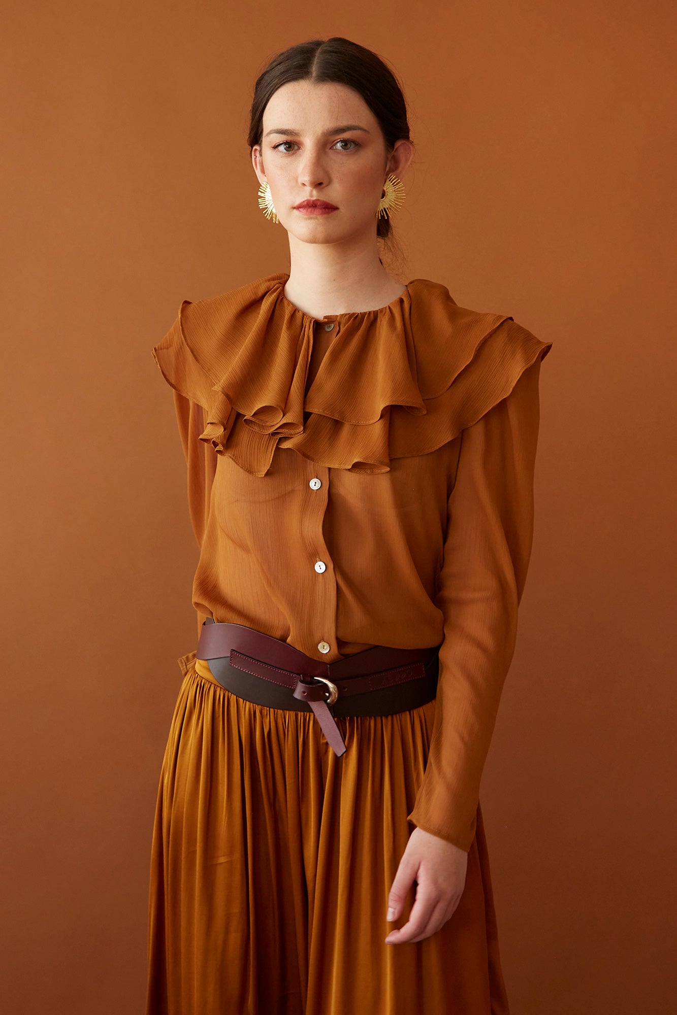 CHEMISE TRIVIAL CAMEL
