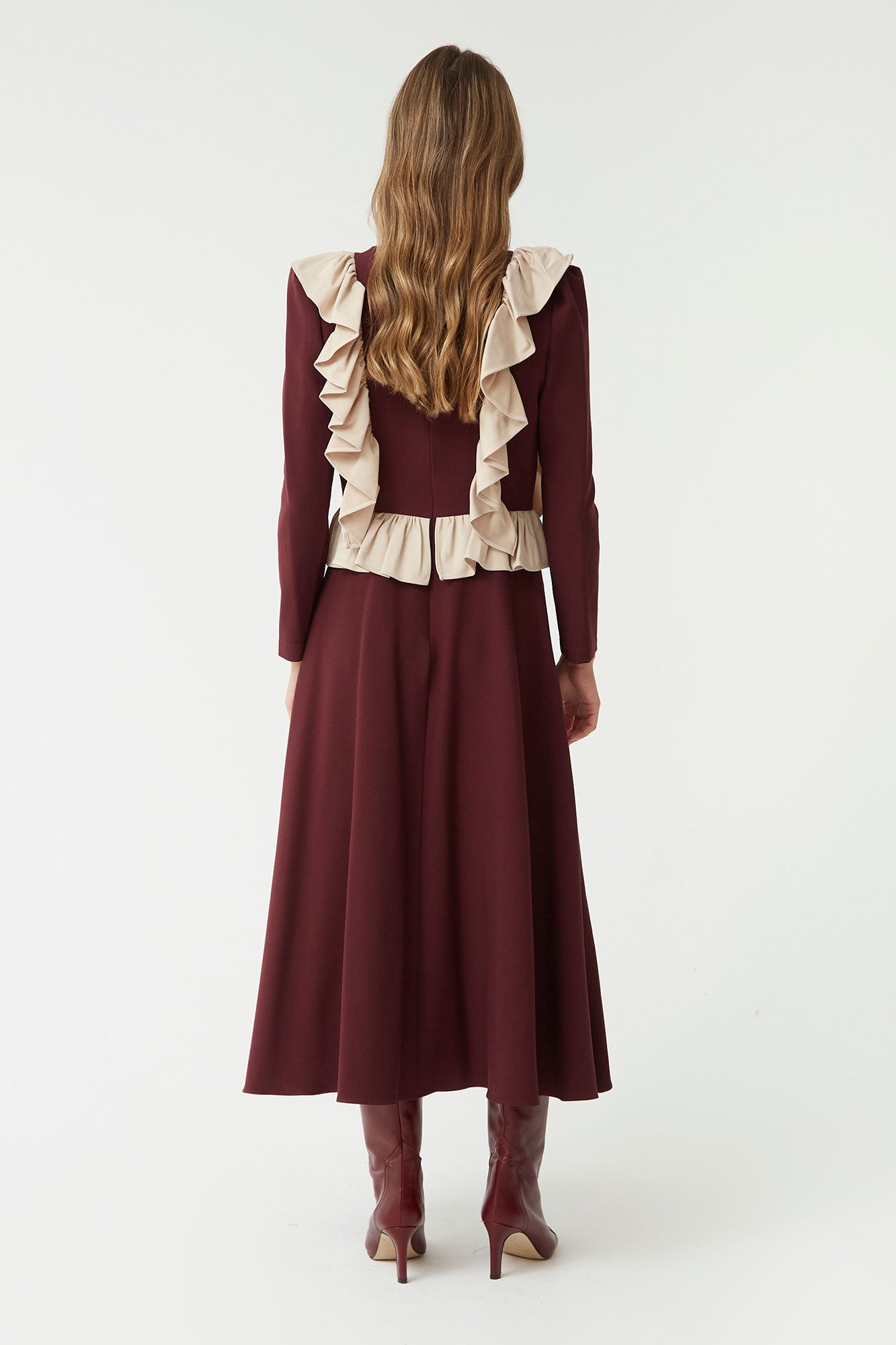 VESTIDO AMELIE BURDEOS