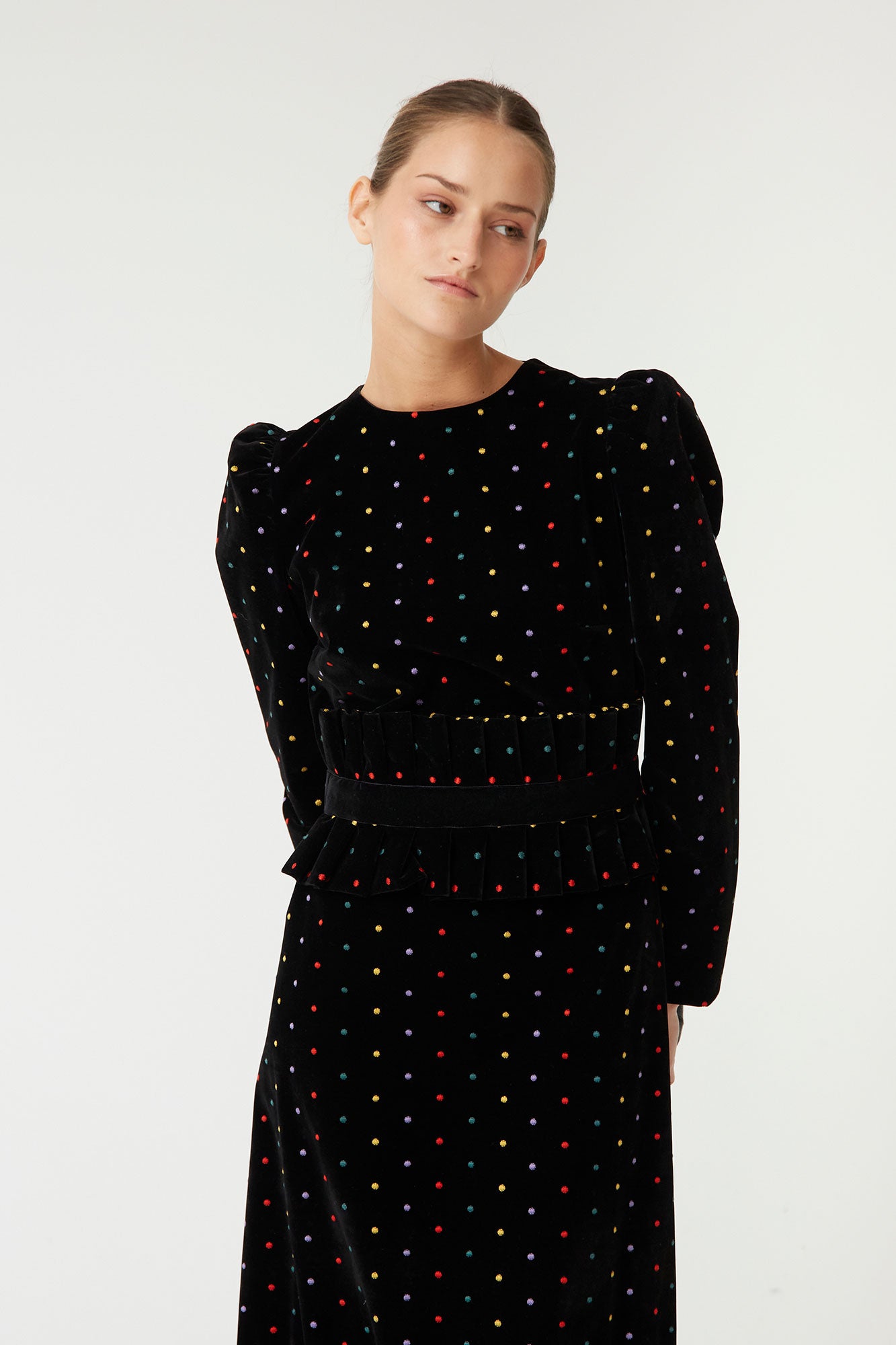 VESTIDO DINASTIA OU NEGRO