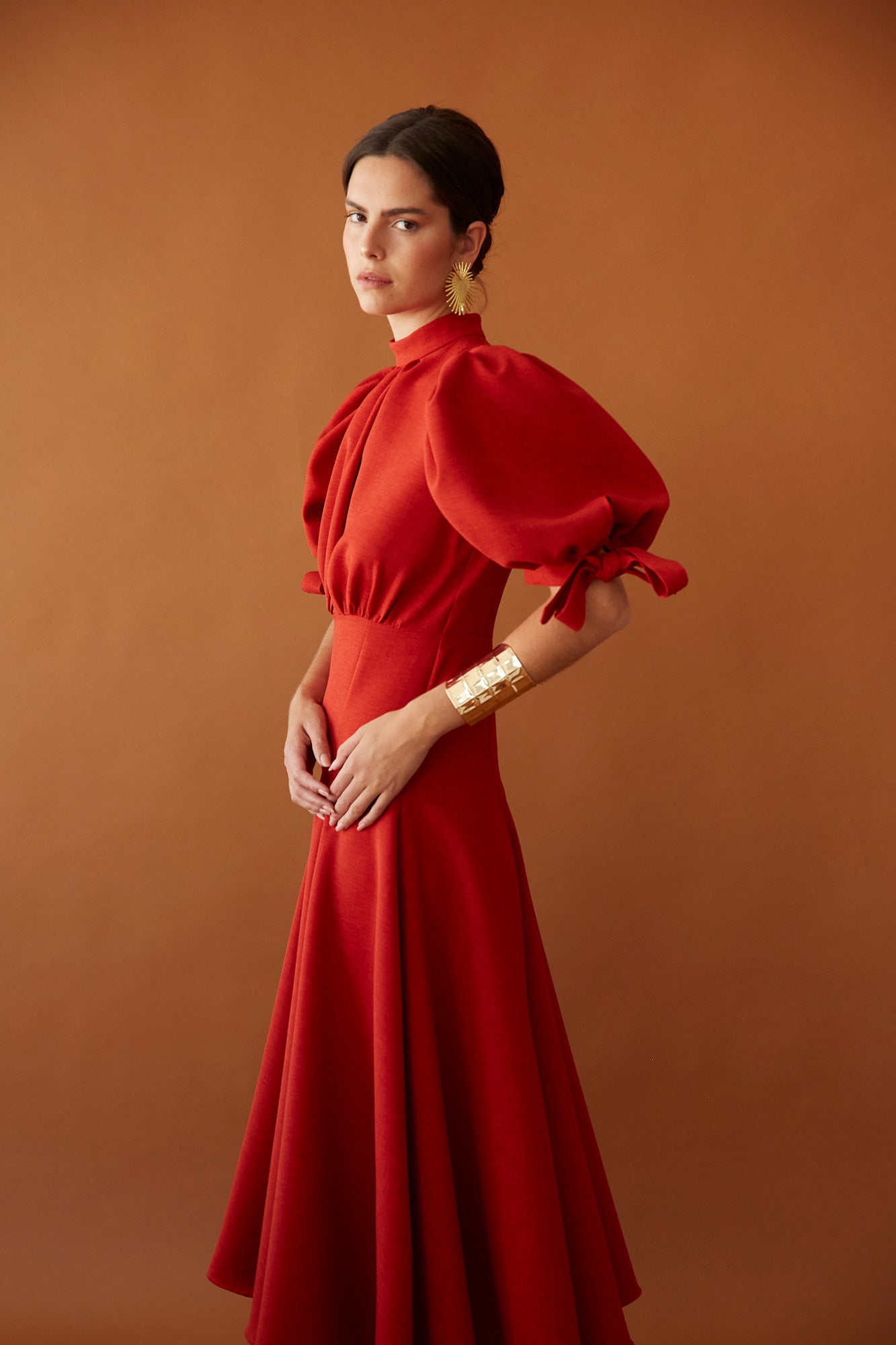 VESTIDO ELENA TEJA