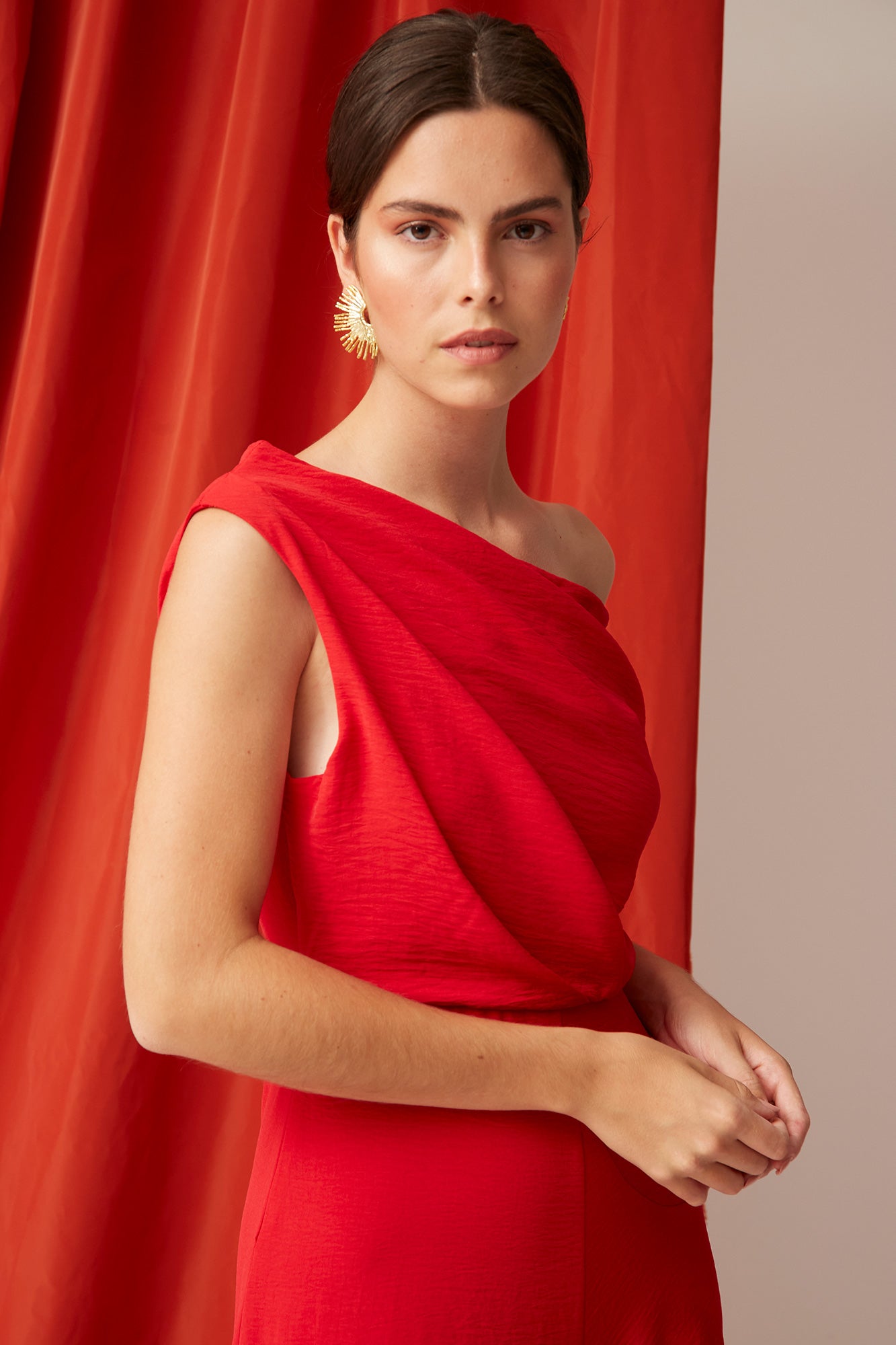VESTIDO GISELA ROJO
