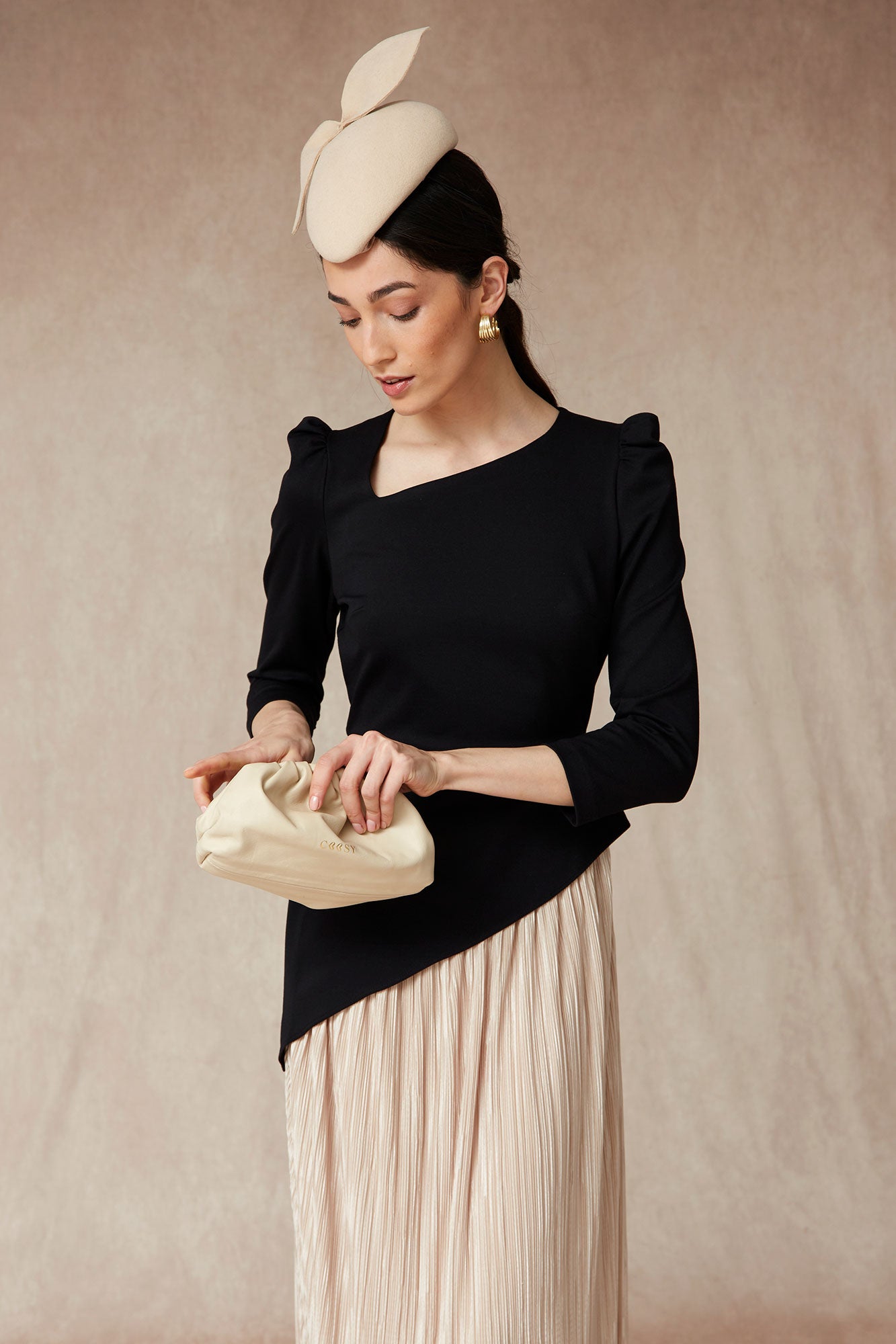 RAQUELNEGRO/BEIGE Dress Xs