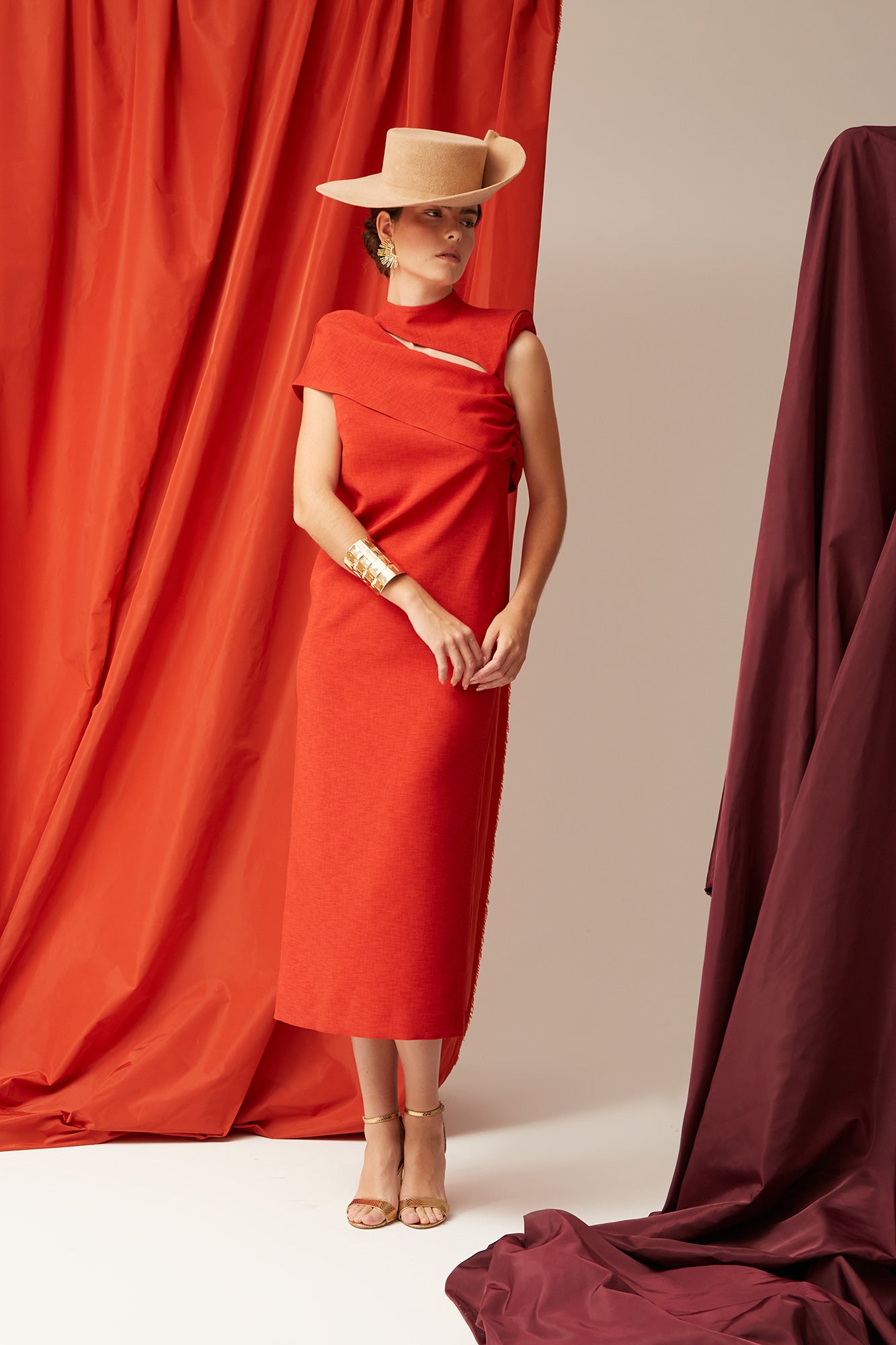 MELISA ORANGE DRESS