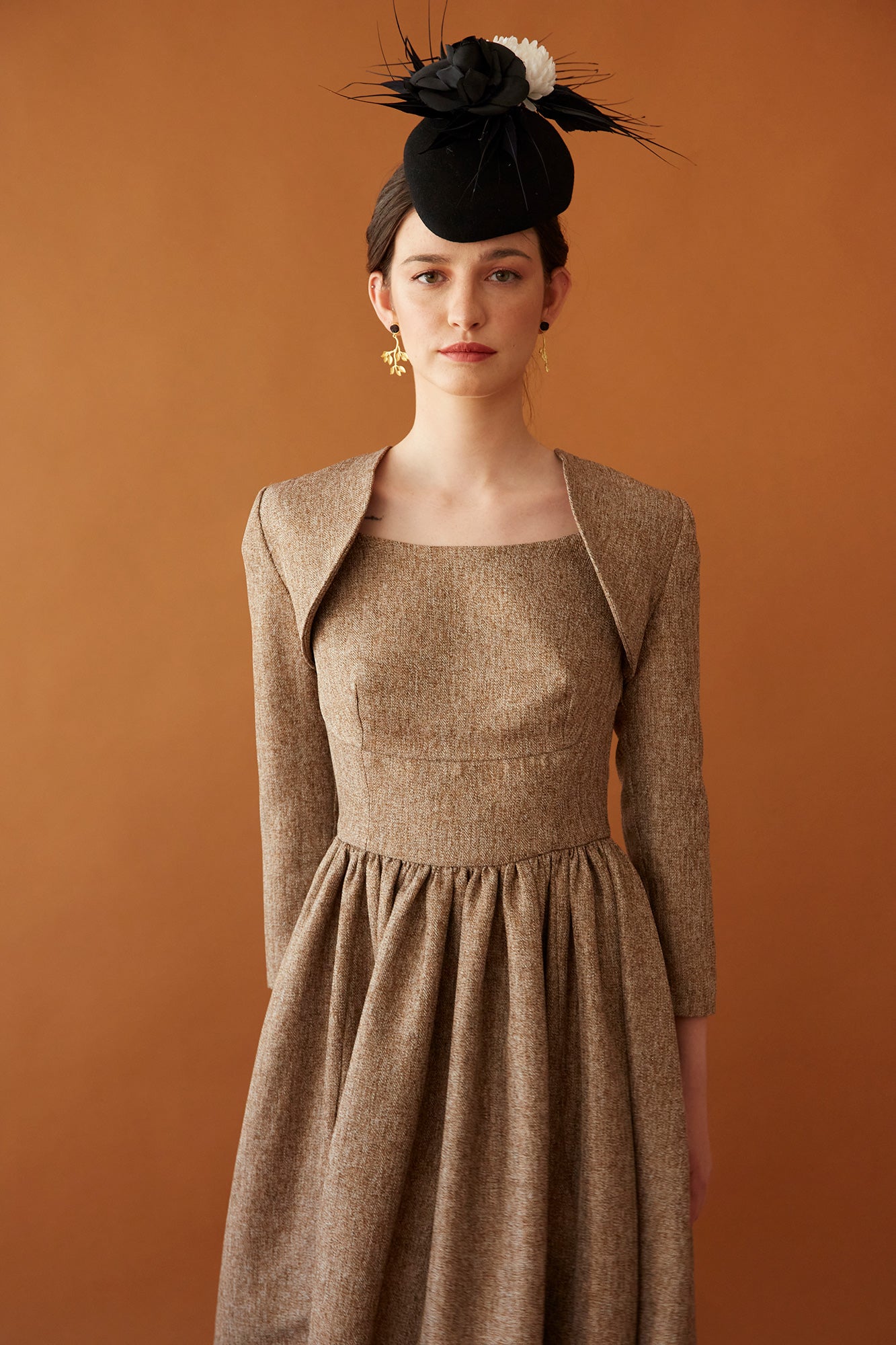 YORLENIS BROWN DRESS