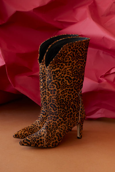 BOTAS LEOPARDO MARRON