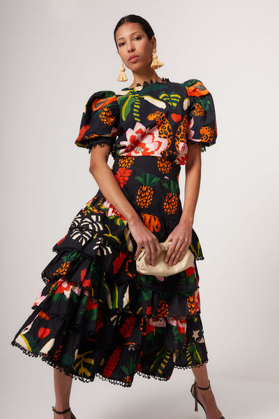BLACK NILA SKIRT