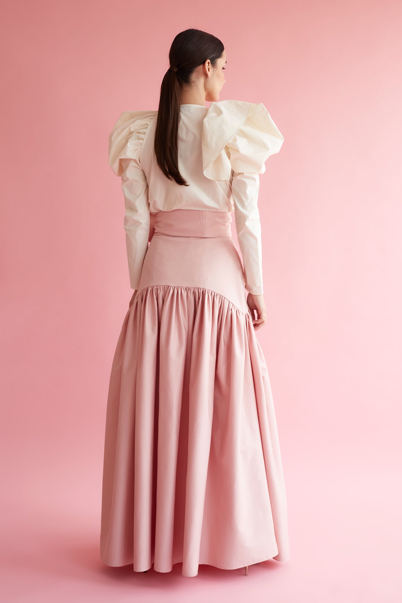 SAIA ROSA LISO AZZURRA