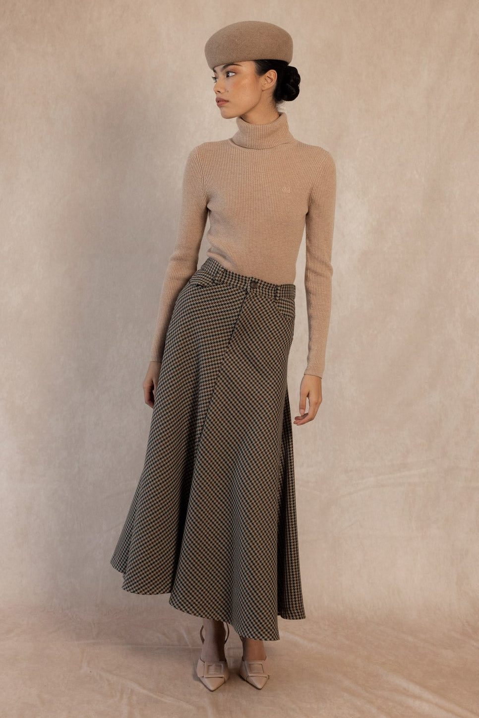 FALDA GALES GRIS
