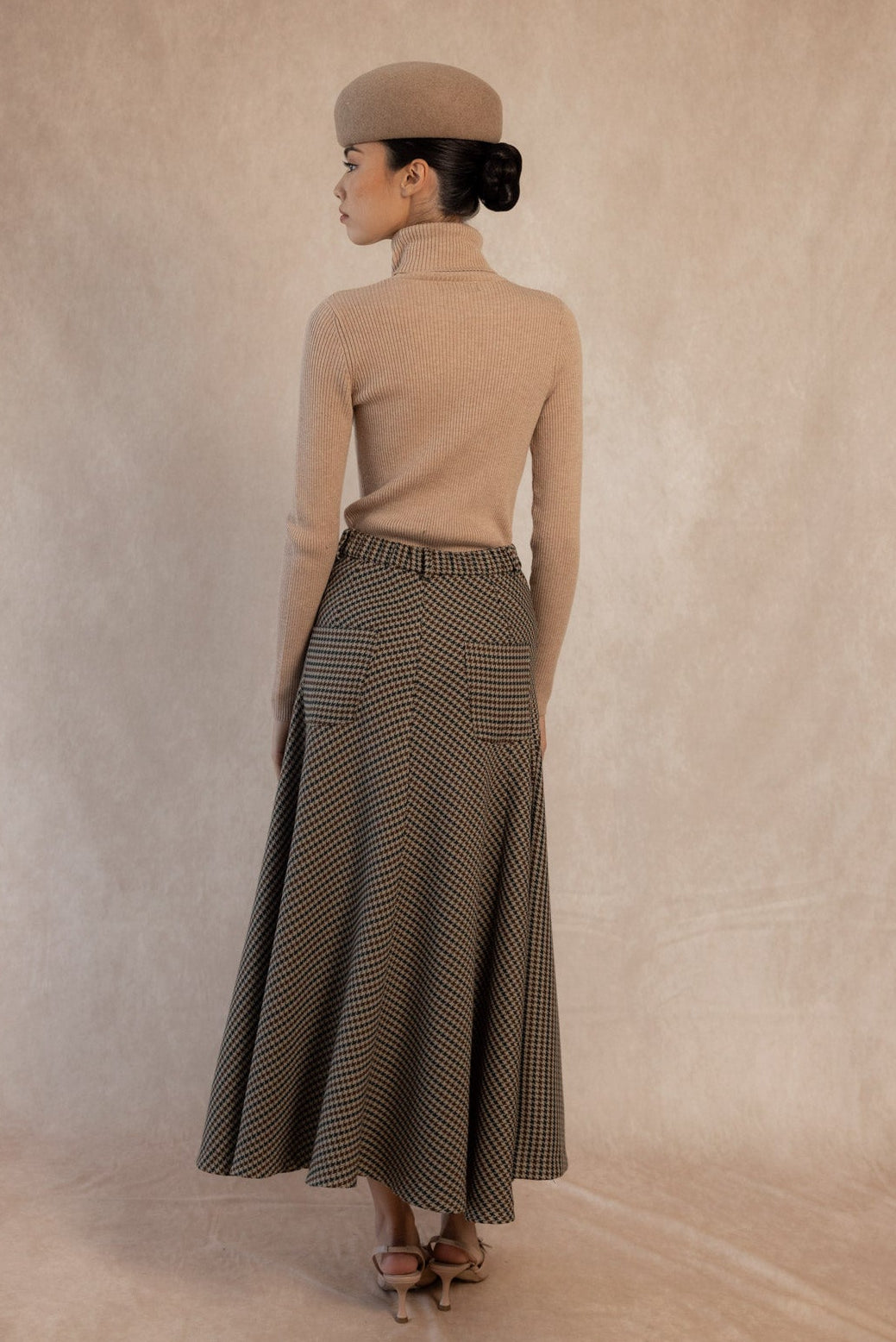 FALDA GALES GRIS