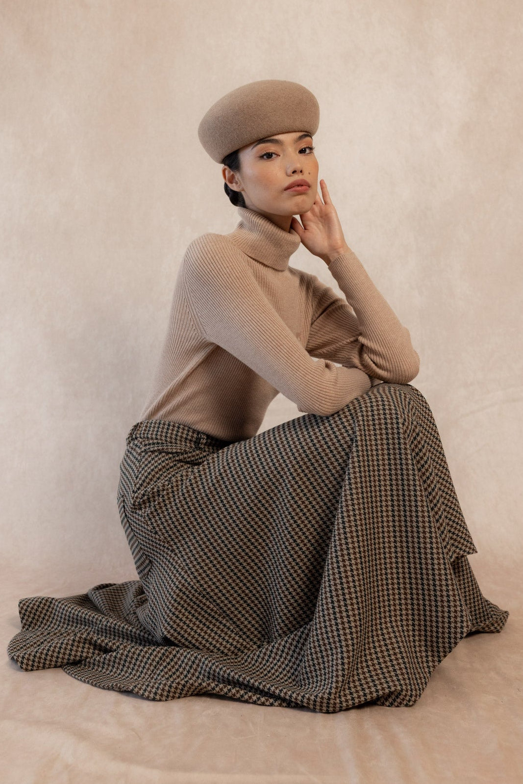 FALDA GALES GRIS