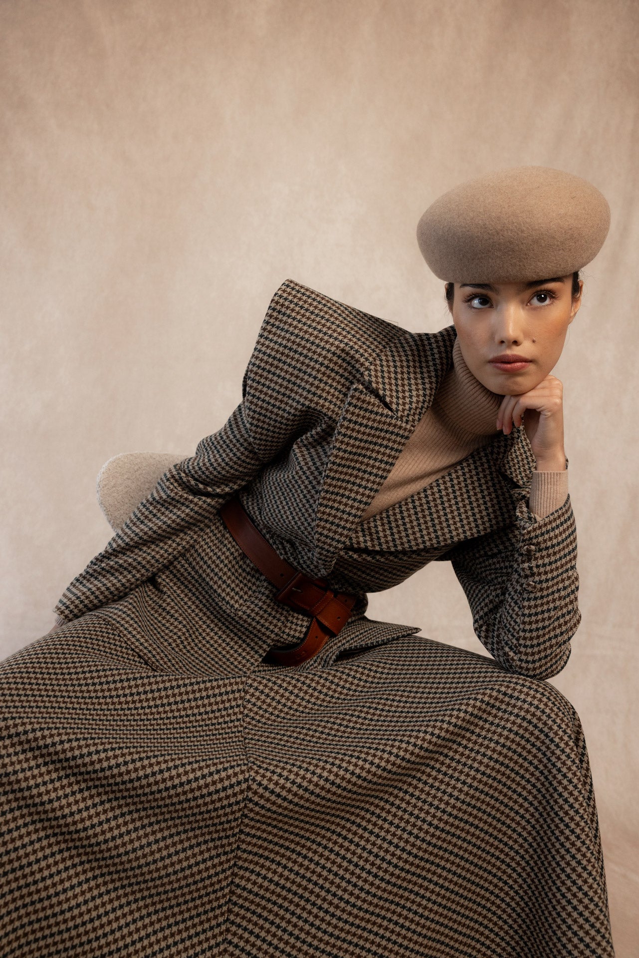 FALDA GALES GRIS