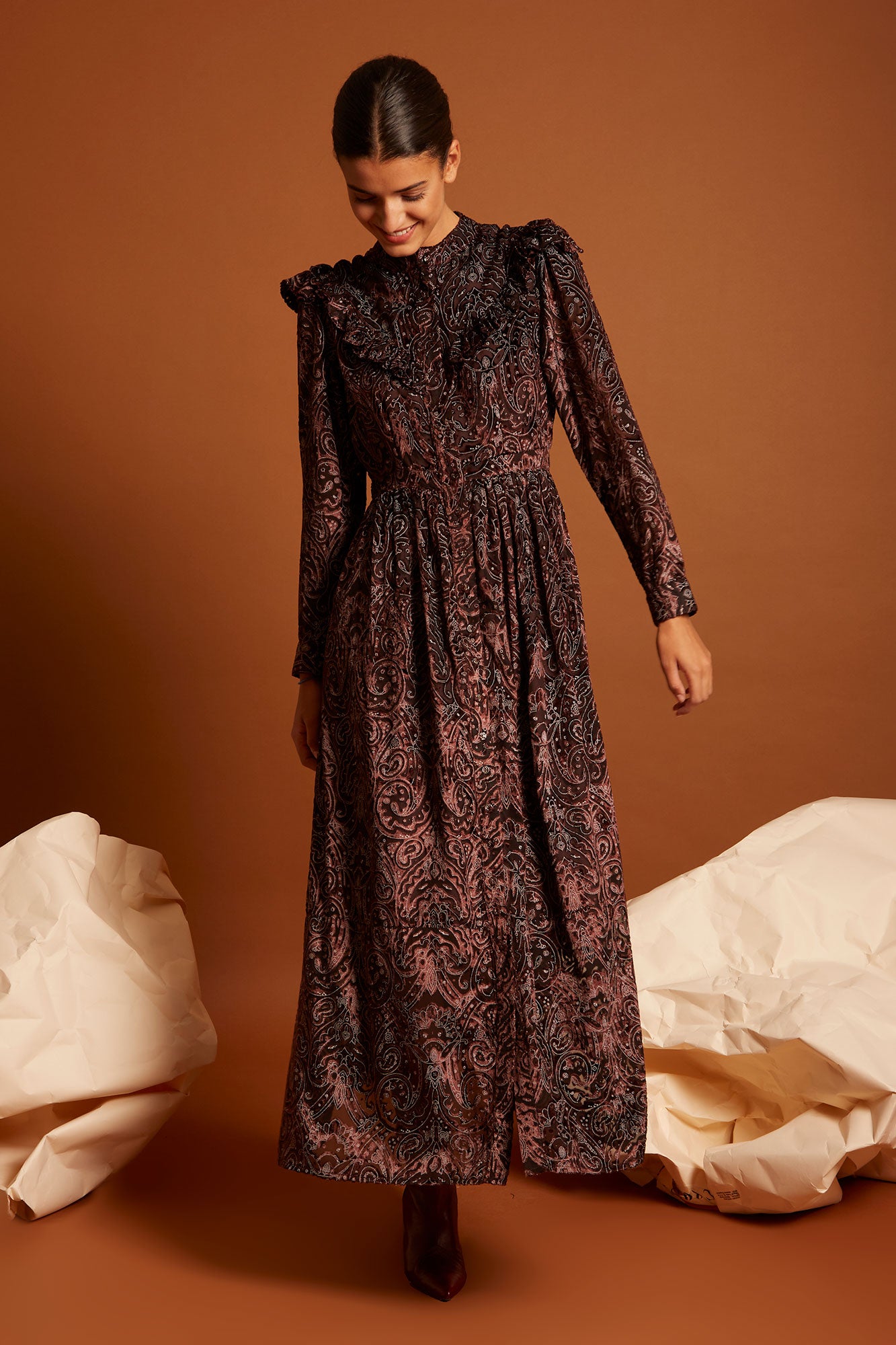 VESTIDO CONTESSAMARRON