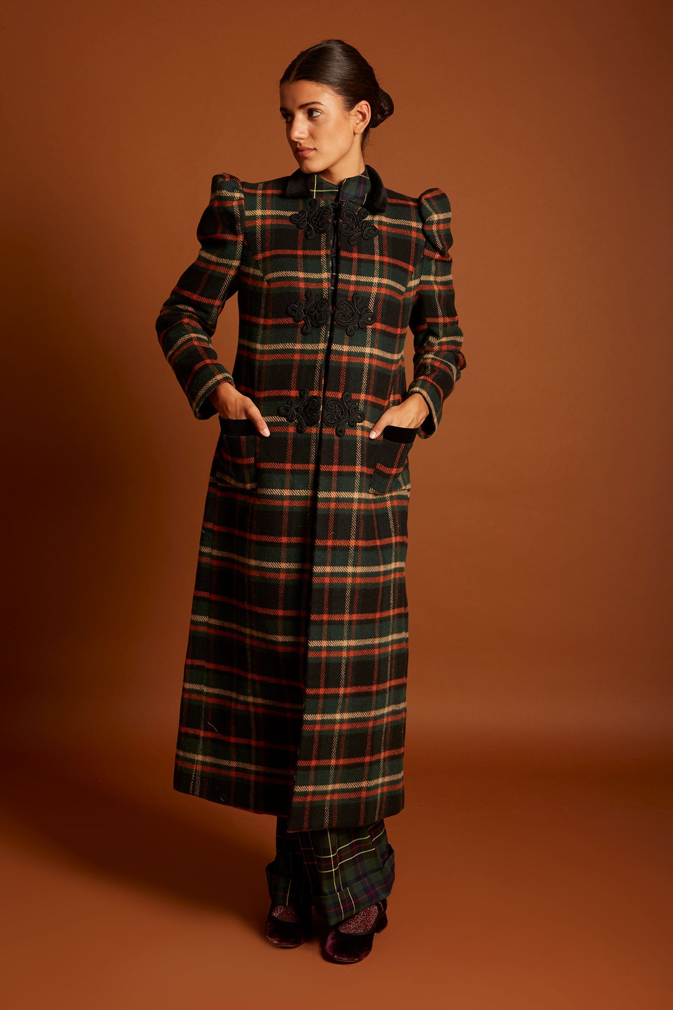 ABRIGO BRETAÑAMULTICOLOR