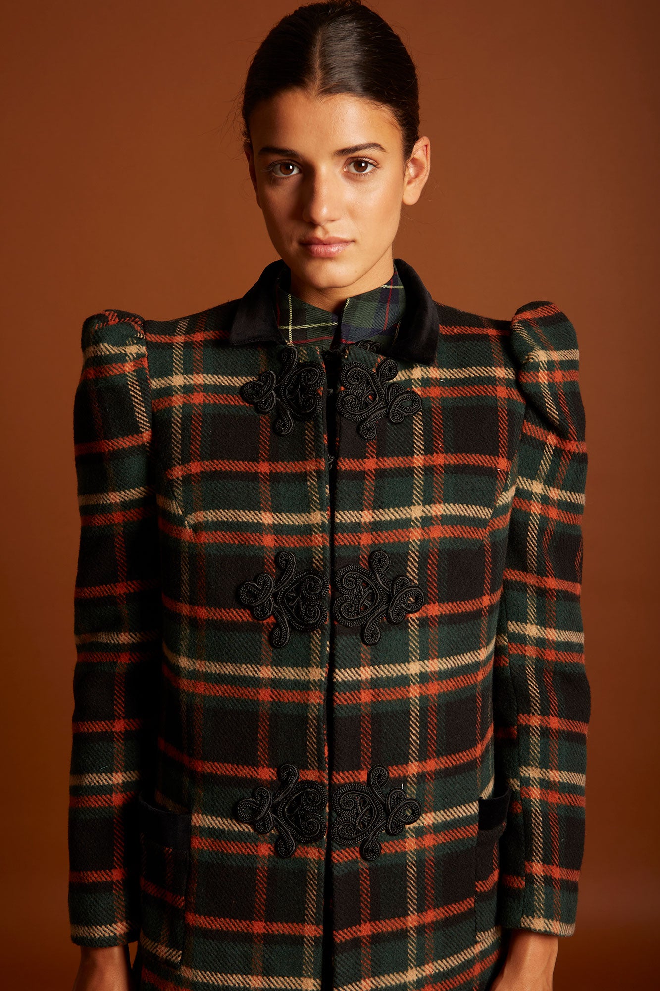 ABRIGO BRETAÑAMULTICOLOR