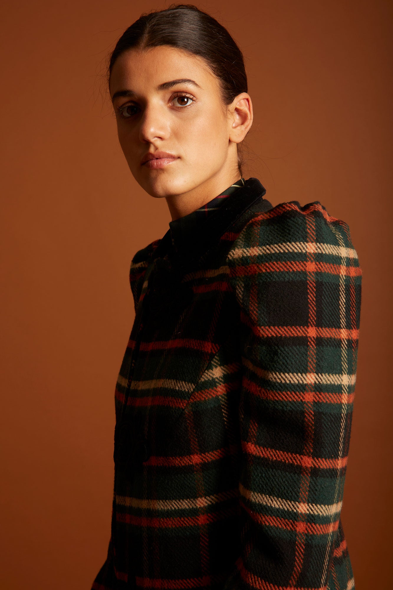 ABRIGO BRETAÑAMULTICOLOR