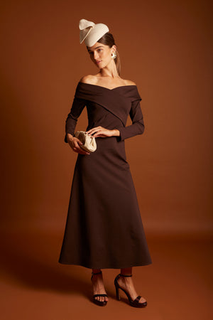 VESTIDO LORIAFWCHOCOLATE