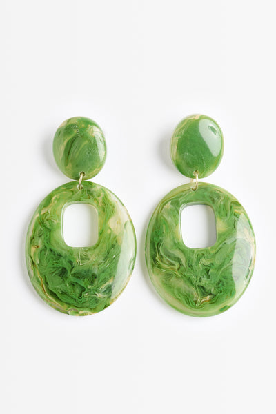 AURORA GREEN EARRINGS