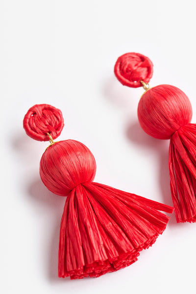 SABA RED EARRINGS