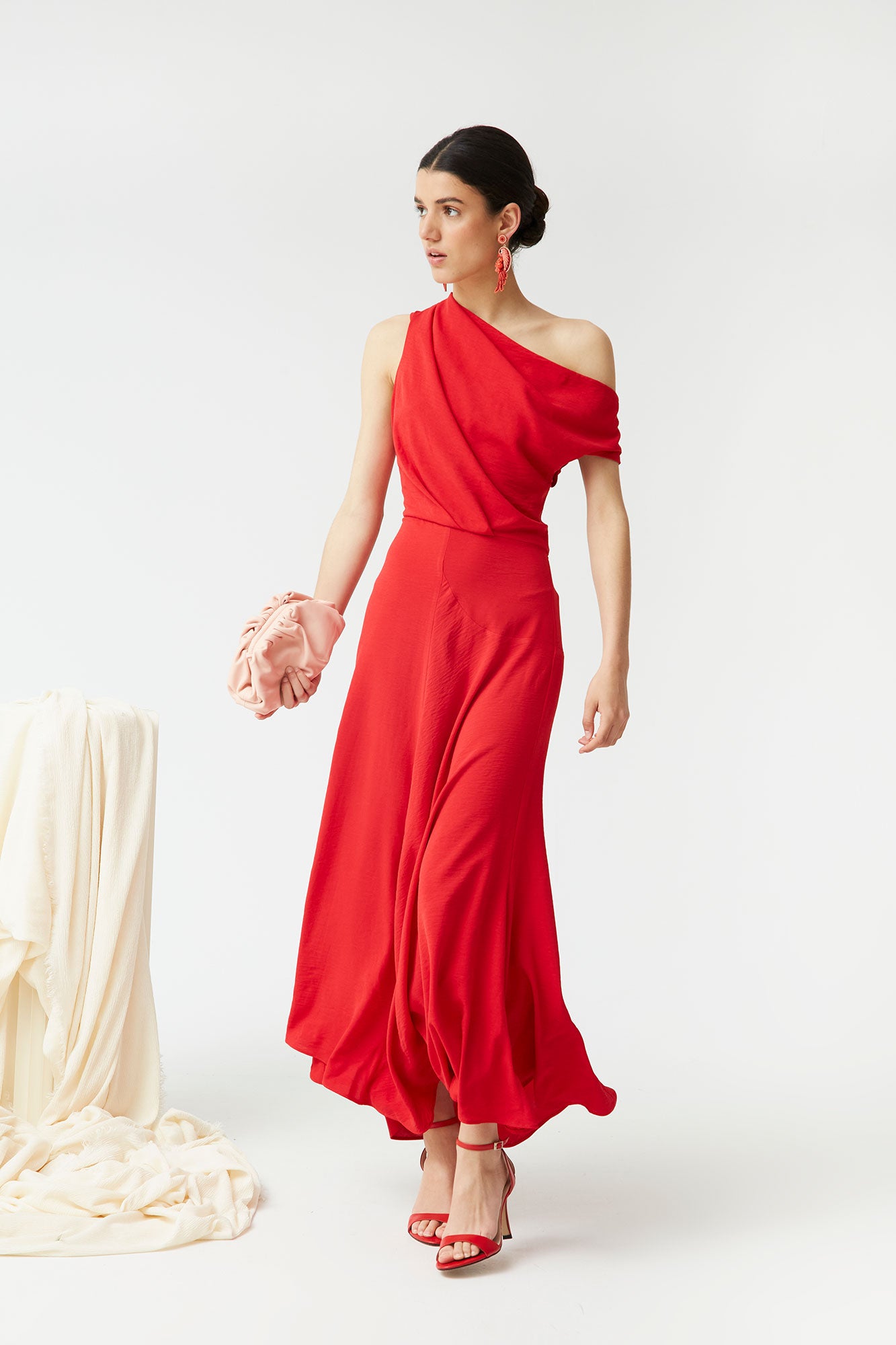 VESTIDO GISELA ROJO