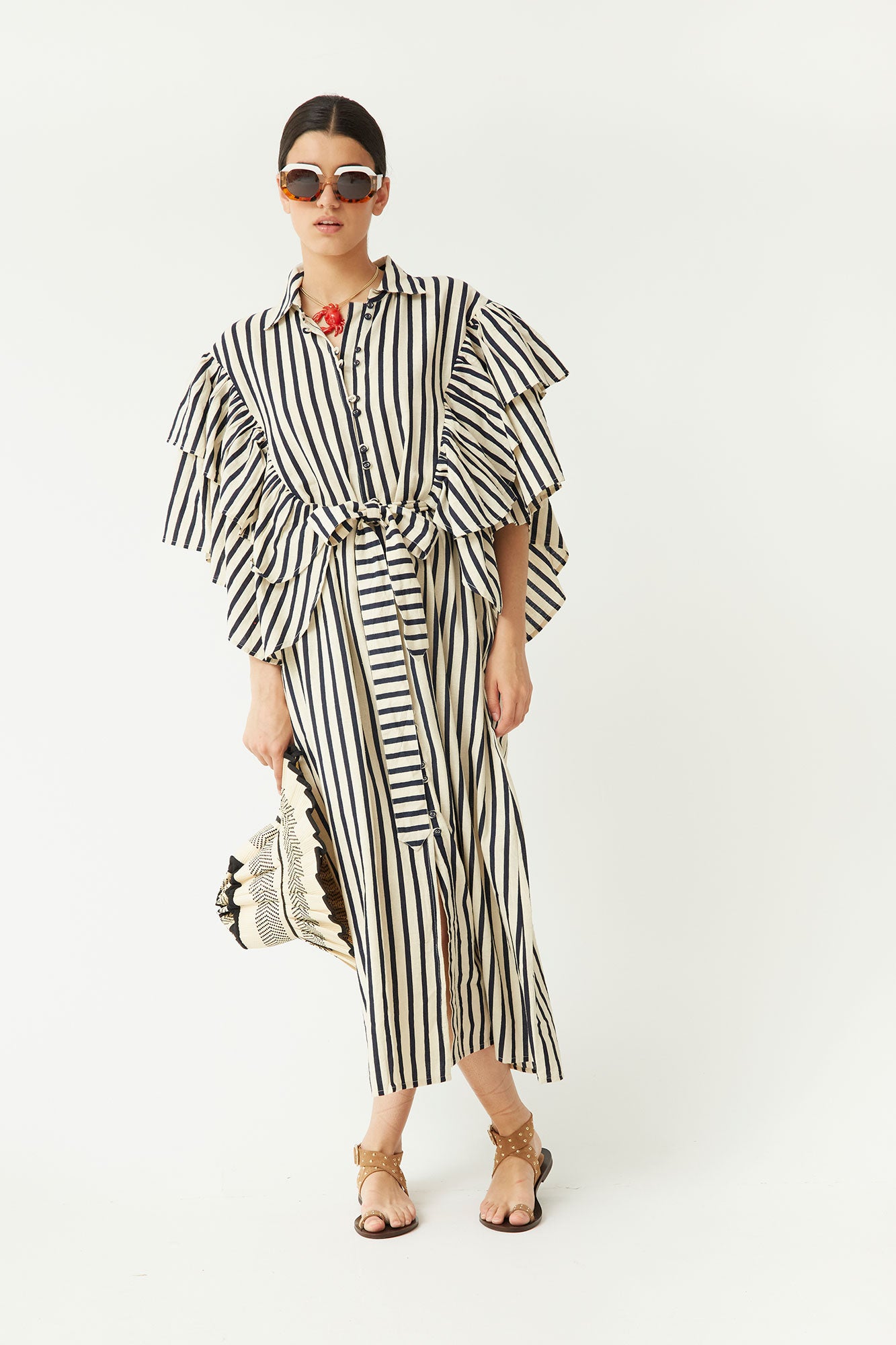 JUAN BEIGE/BLACK DRESS