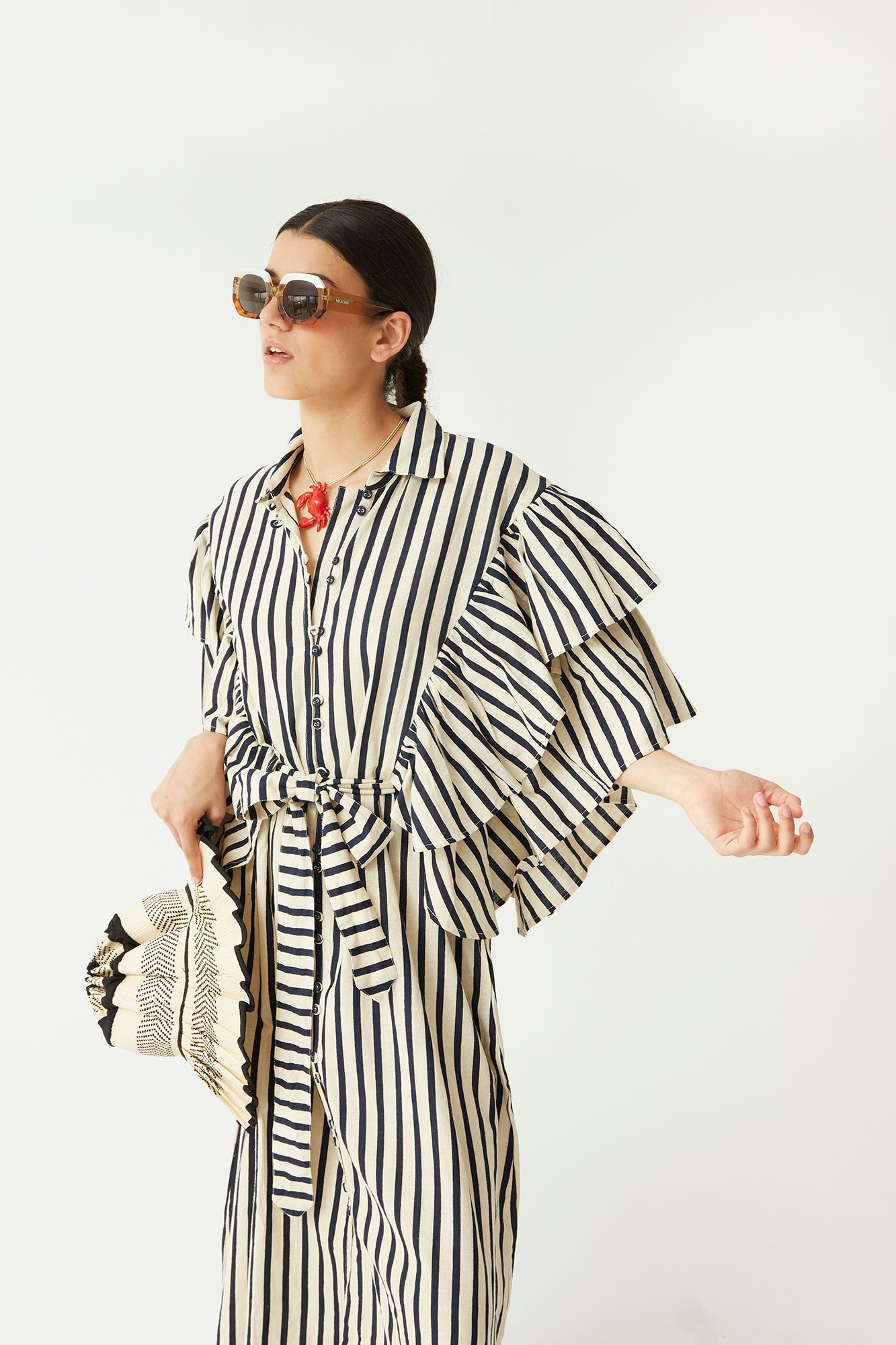 JUAN BEIGE/BLACK DRESS