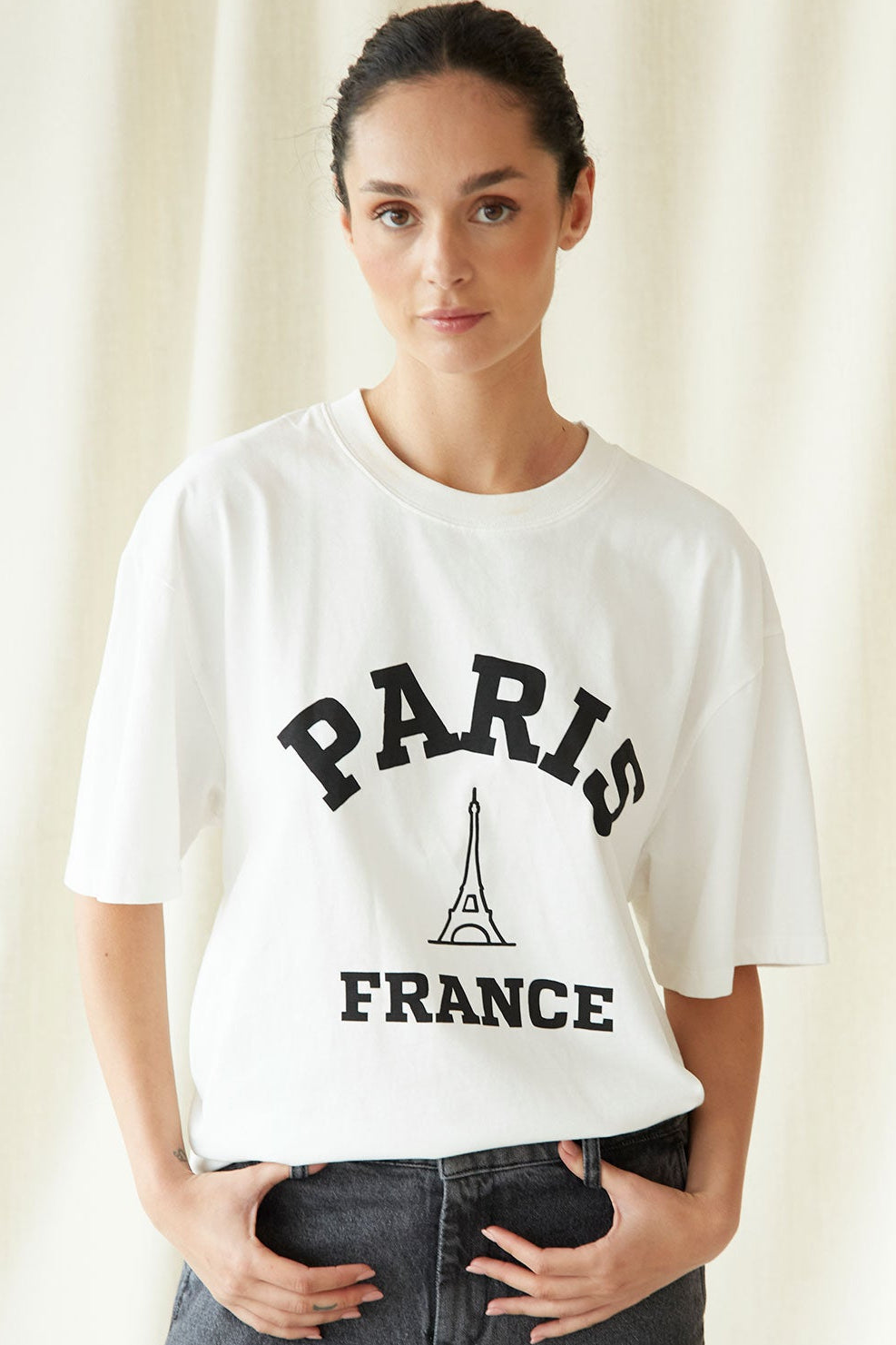 CAMISETA PARIS BLANCO