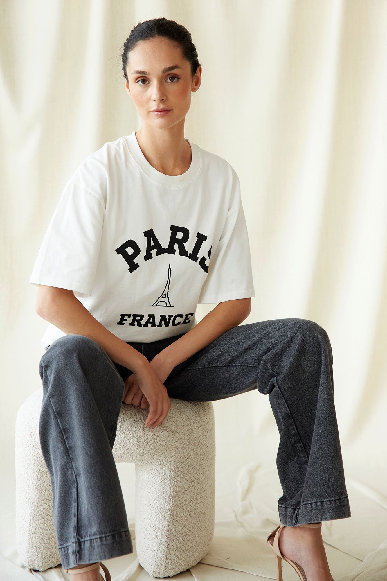 CAMISETA PARIS BLANCO