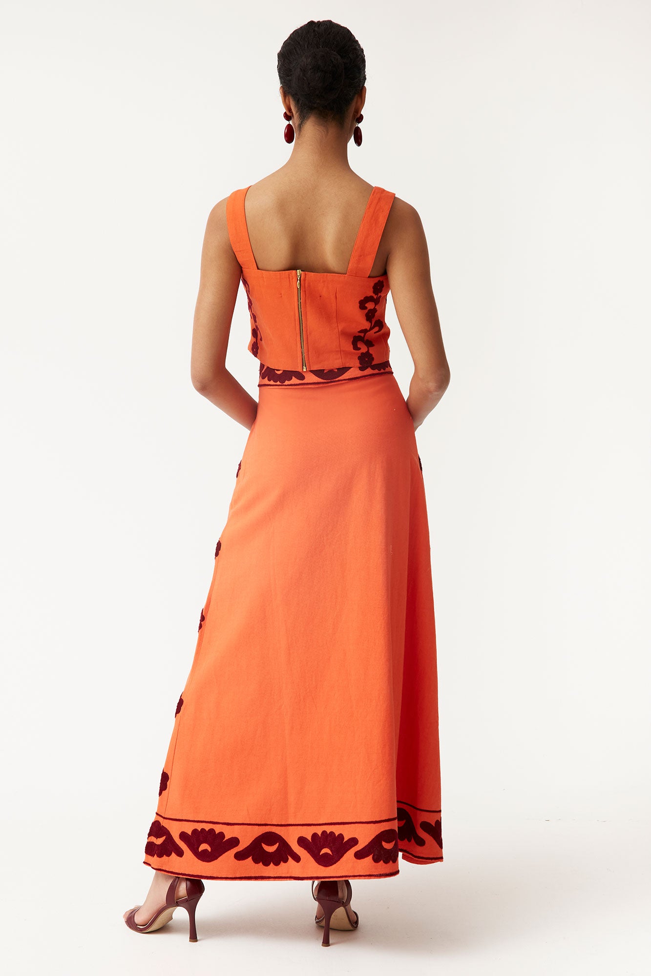 JUPE ORANGE DIANA