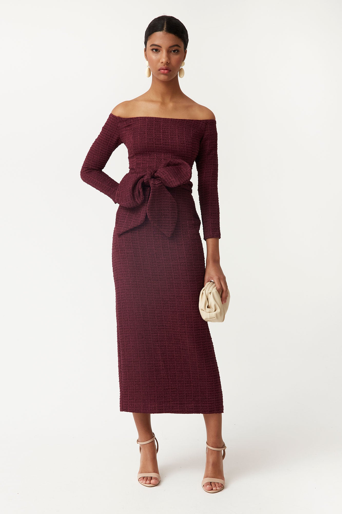 CHRIS PURPLE DRESS