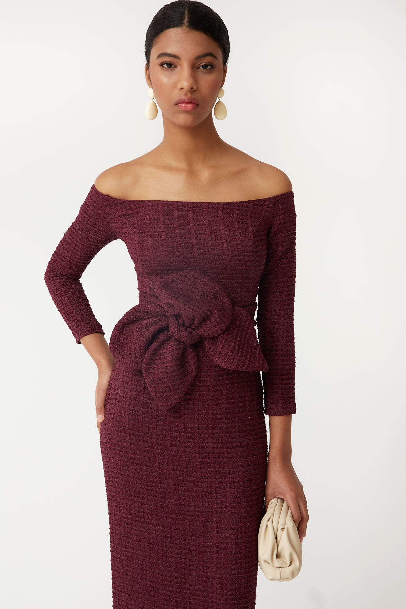 CHRIS PURPLE DRESS