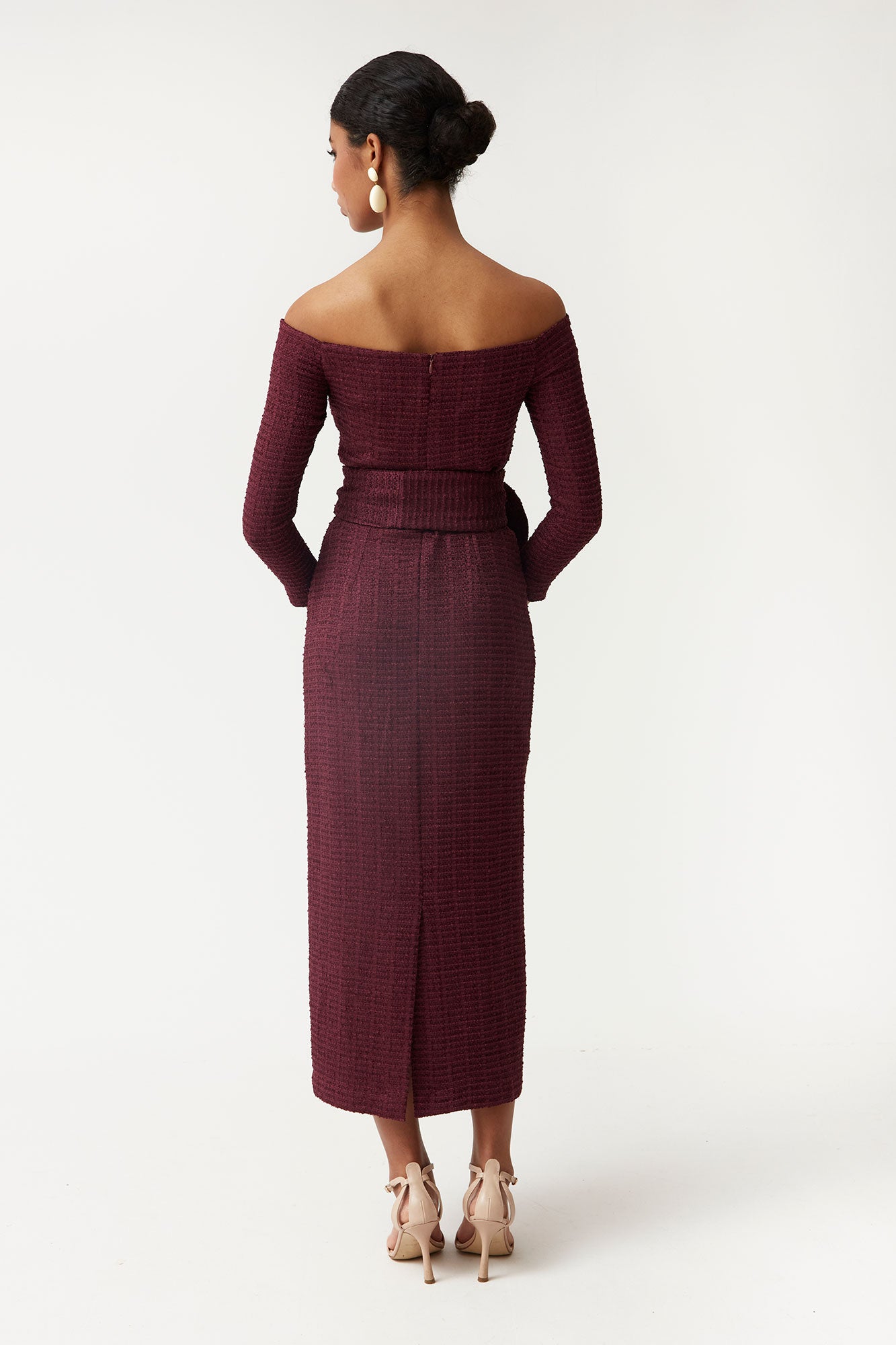 CHRIS PURPLE DRESS