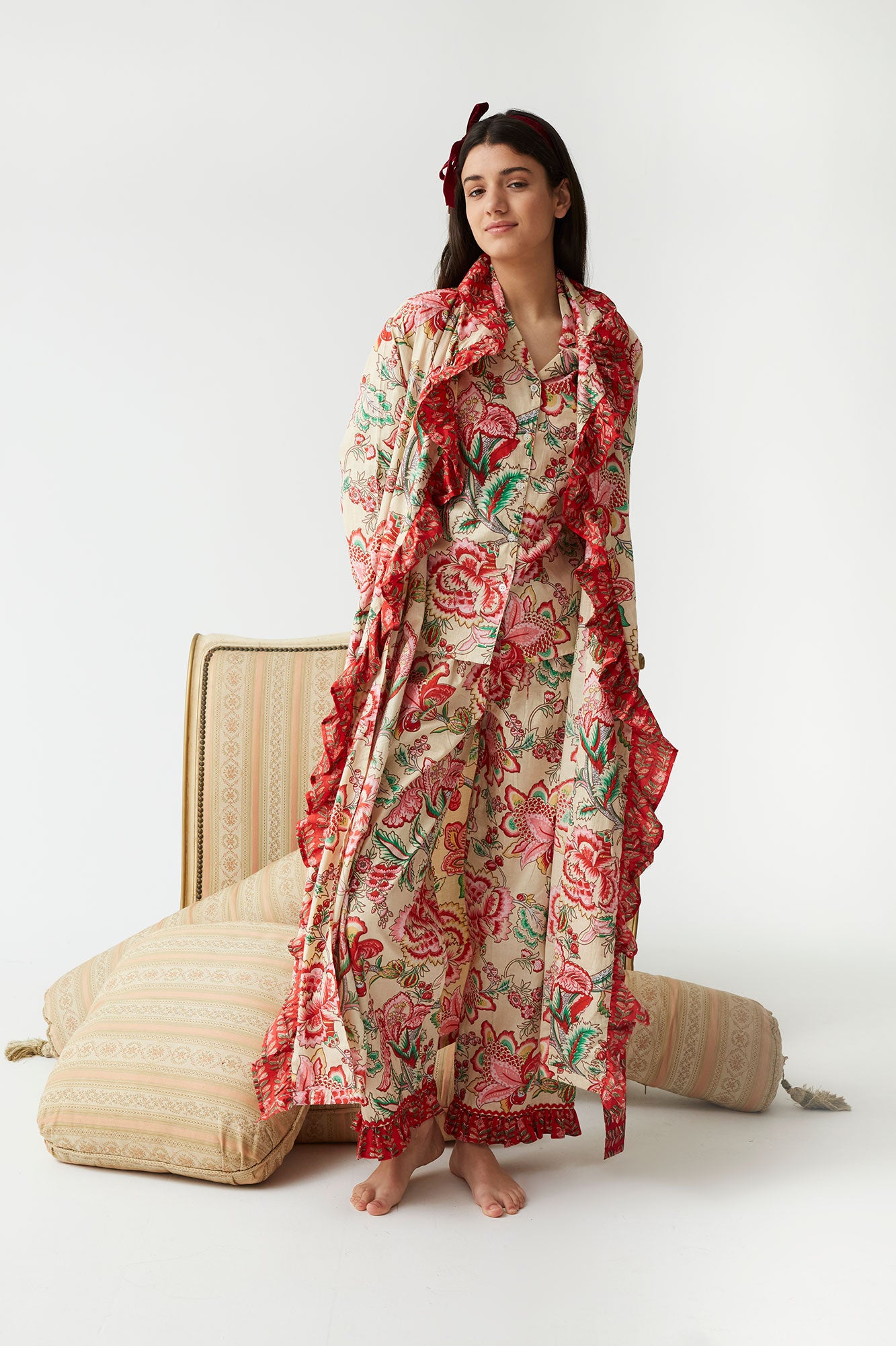 AZALEA DRESS WITH MULTICOLOR FLOWERS