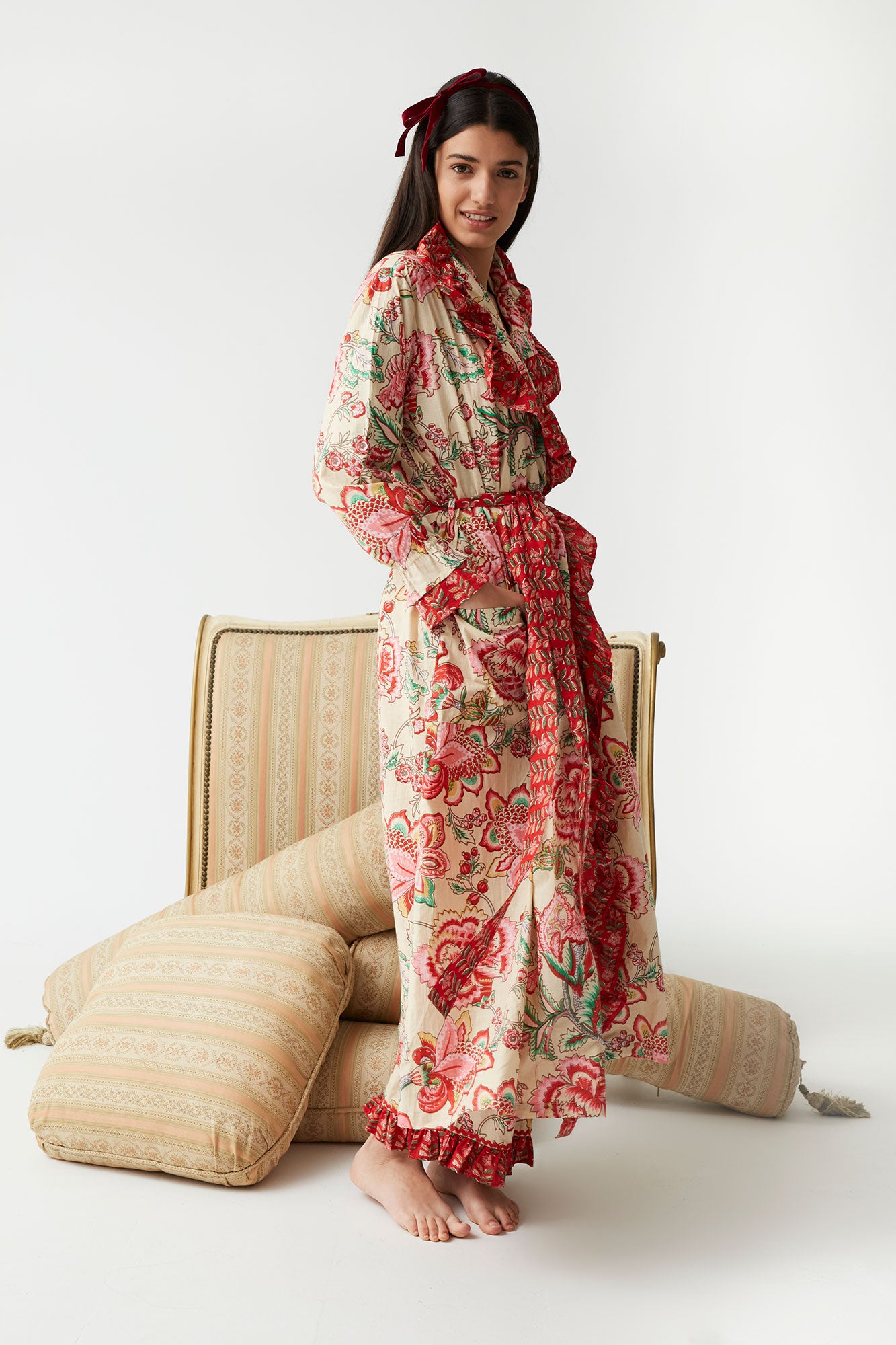 AZALEA DRESS WITH MULTICOLOR FLOWERS