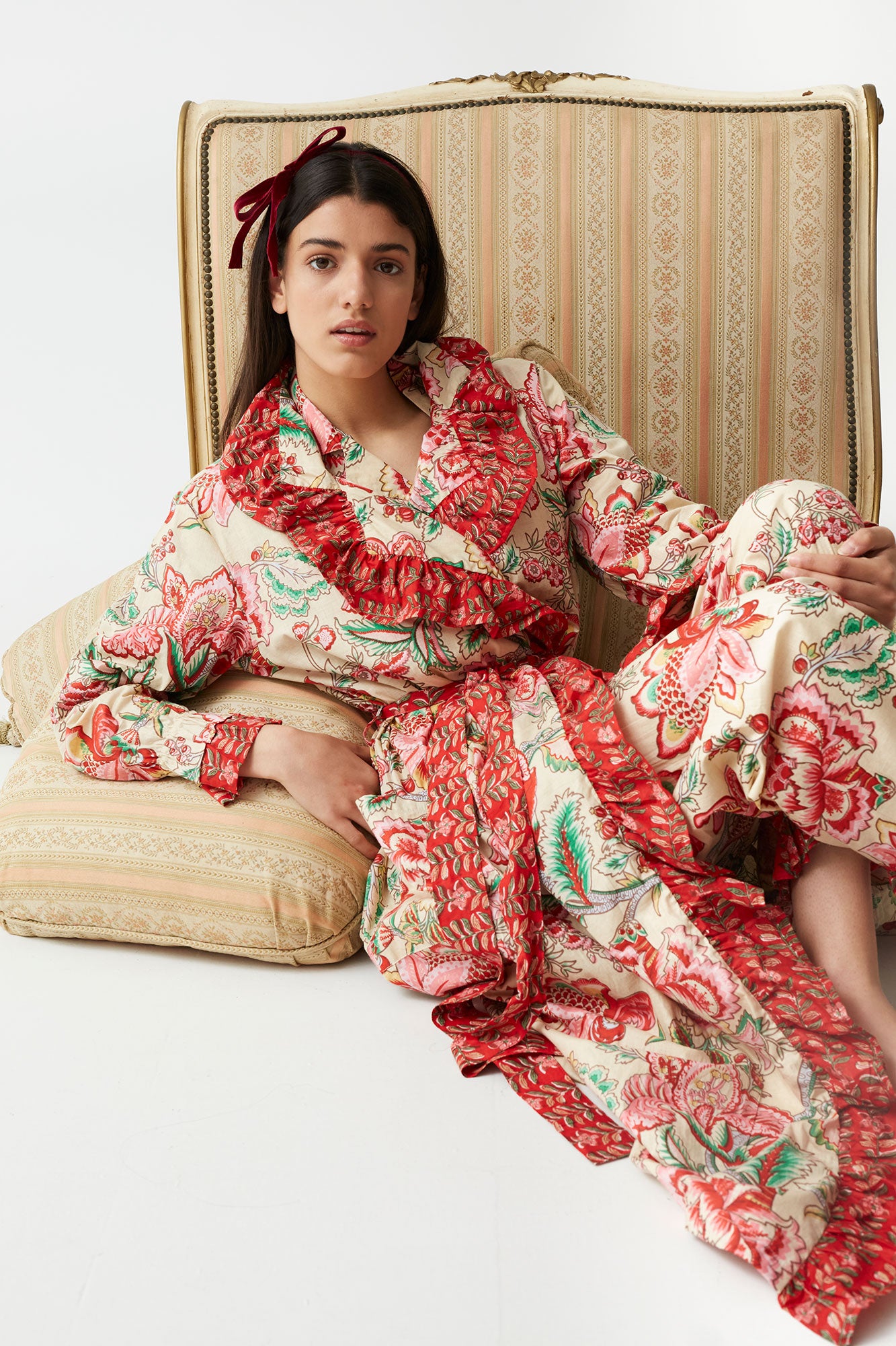 AZALEA DRESS WITH MULTICOLOR FLOWERS