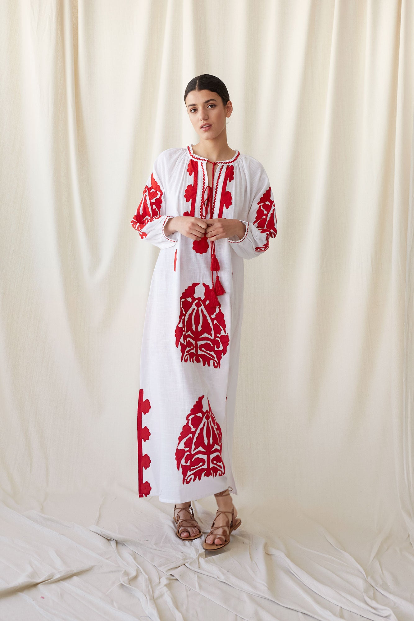 CAFTAN HIDALIA BLANC