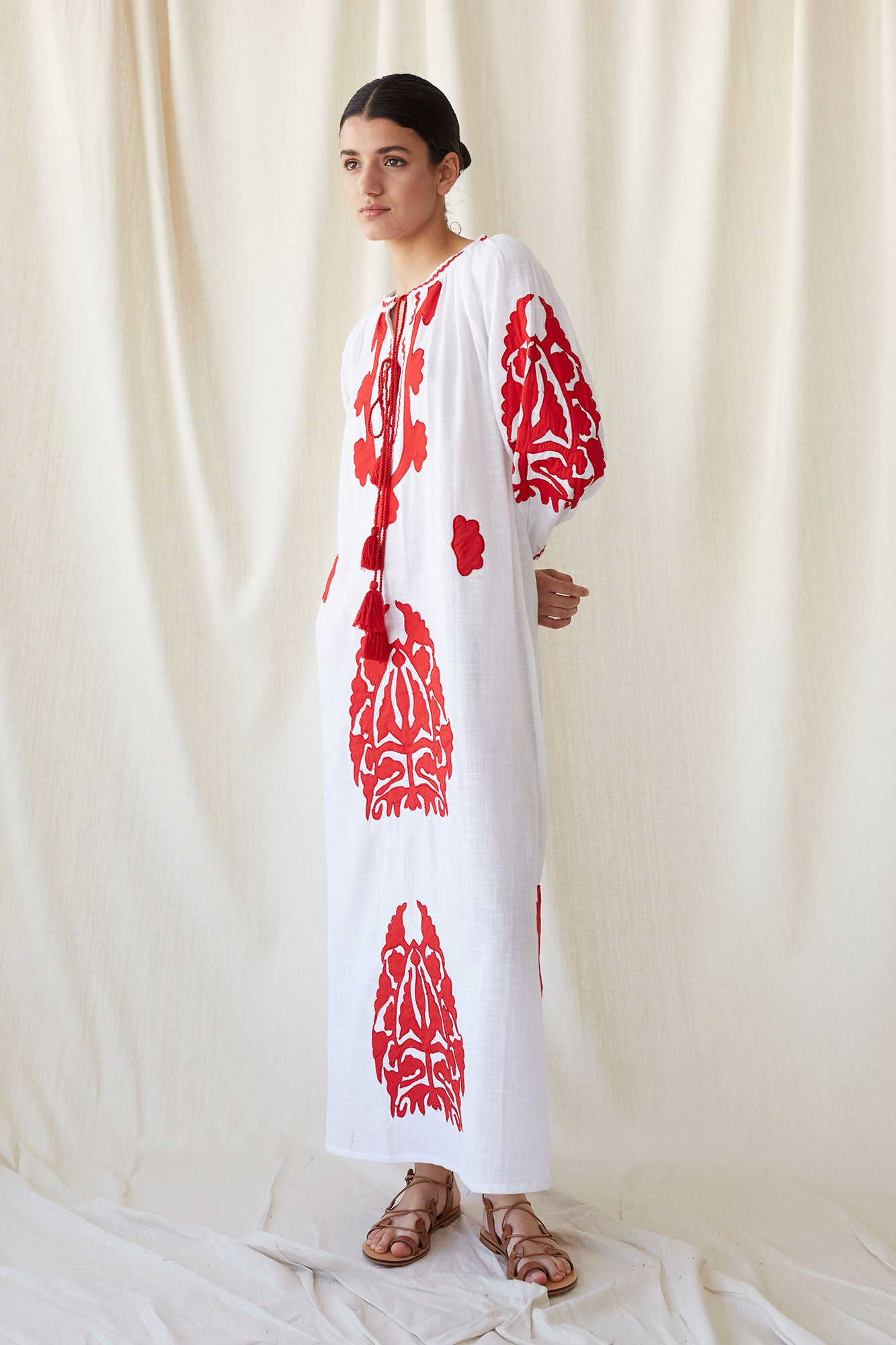 CAFTAN HIDALIA BLANC