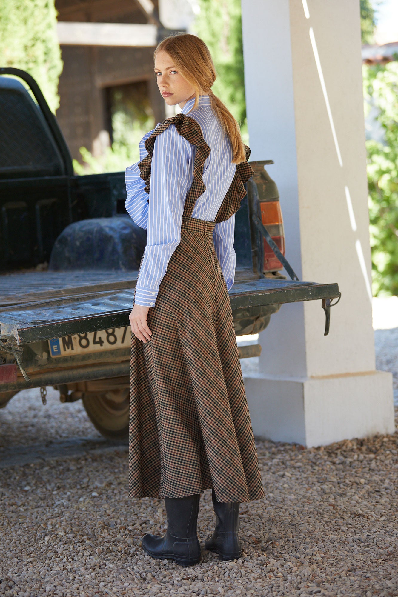 FALDA MARTI MARRON