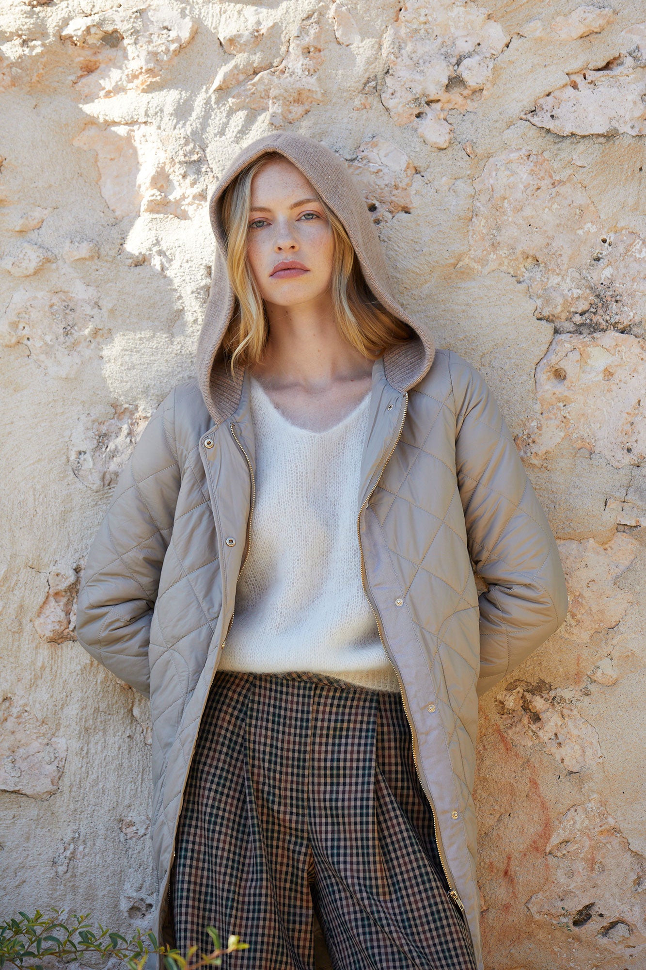 VERDIANA BEIGE COAT