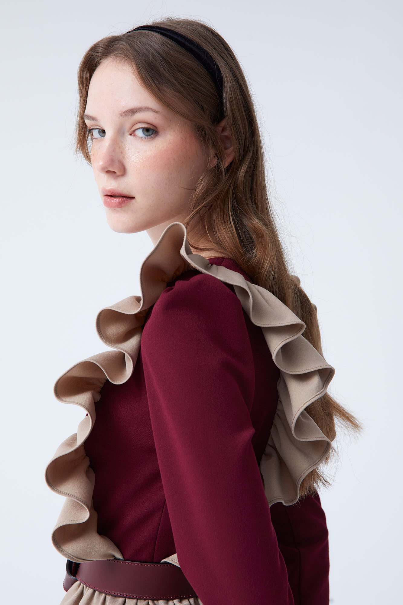 VESTIDO AMELIE BURDEOS