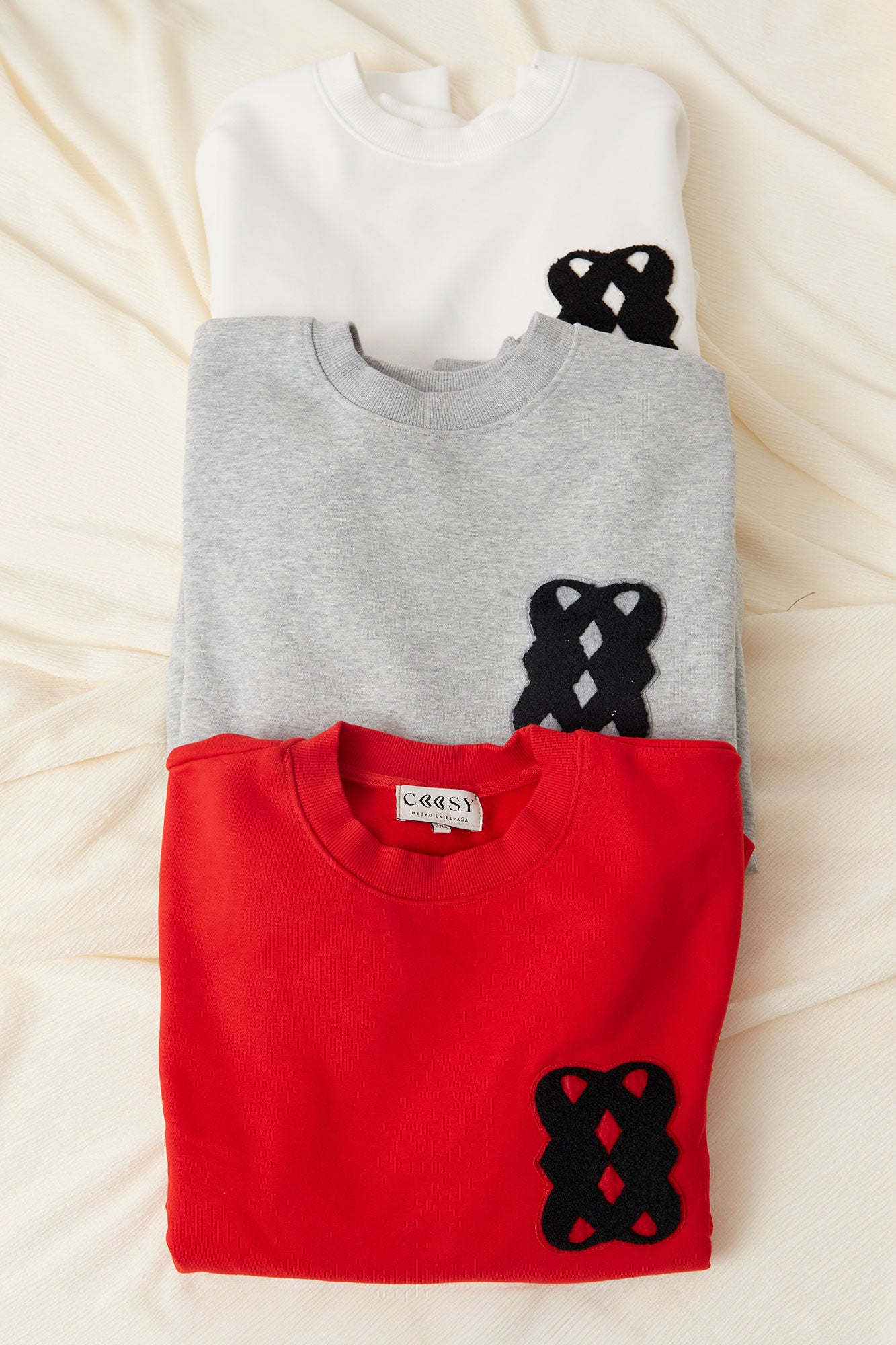 Sweat-shirt rouge Cassiopée