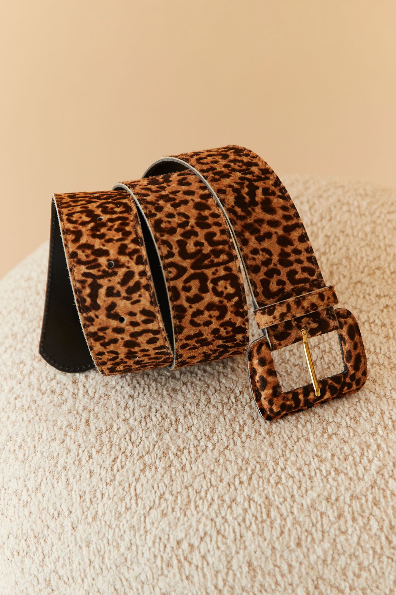 CEINTURE LÉOPARD MULTICOLORE