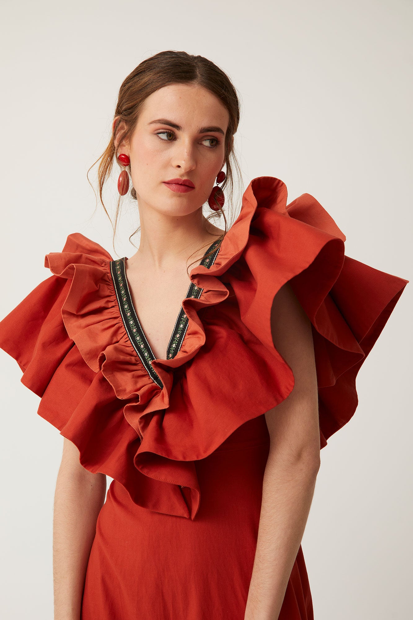 VESTIDO NALTIR NARANJA