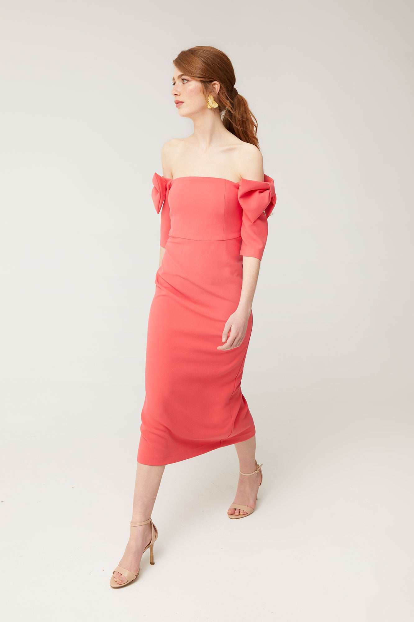 ROBE ADIRANE CORAIL