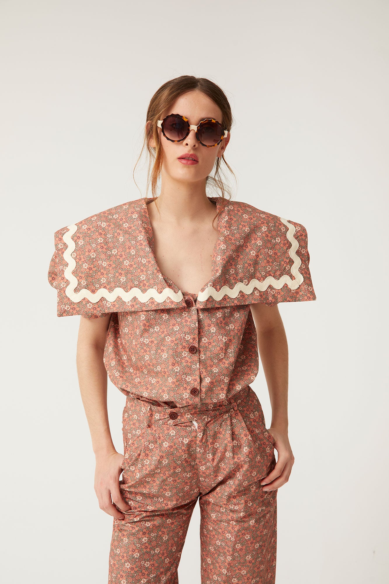 RAMIRO ORANGE BLOUSE