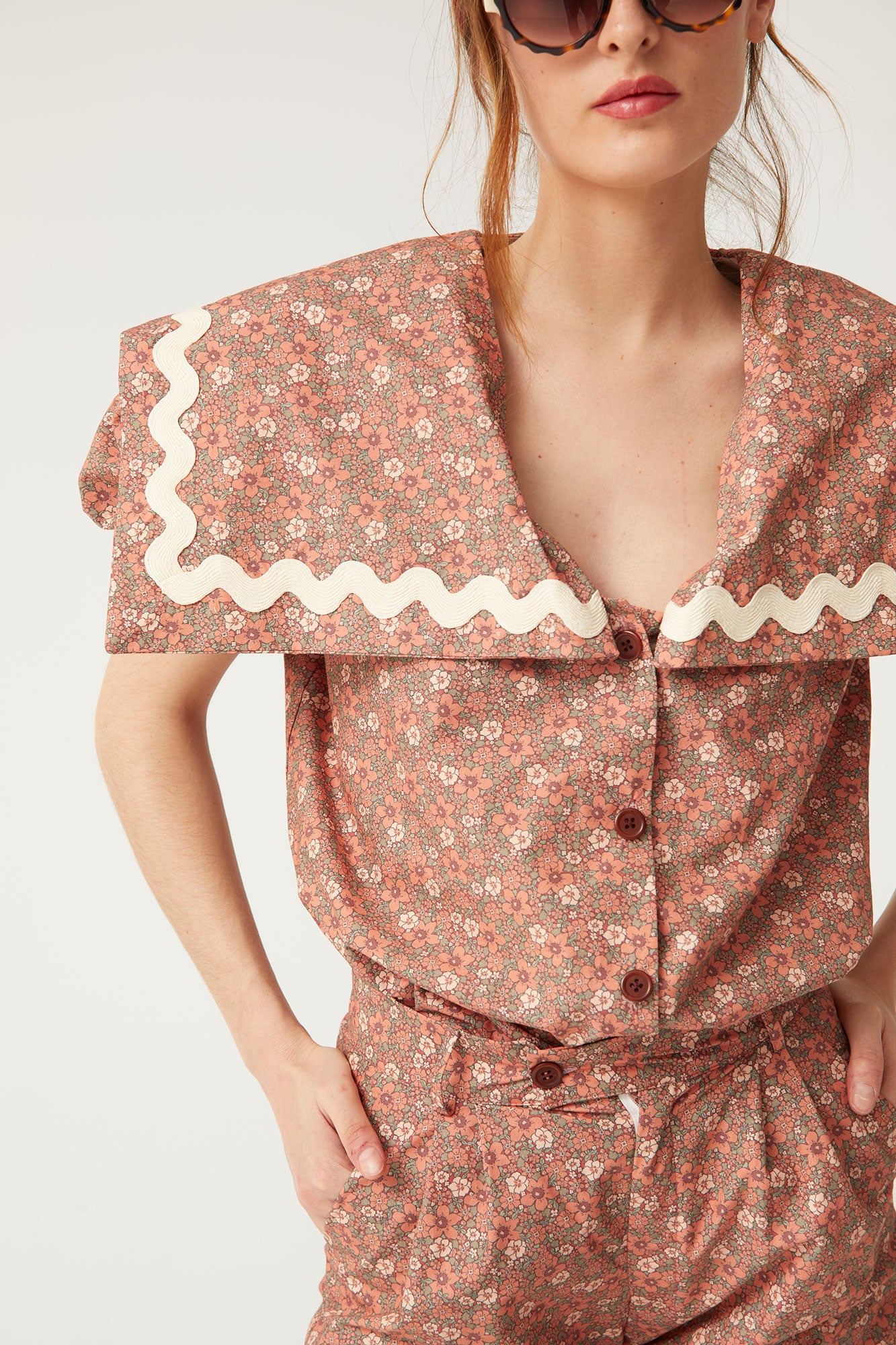 RAMIRO ORANGE BLOUSE